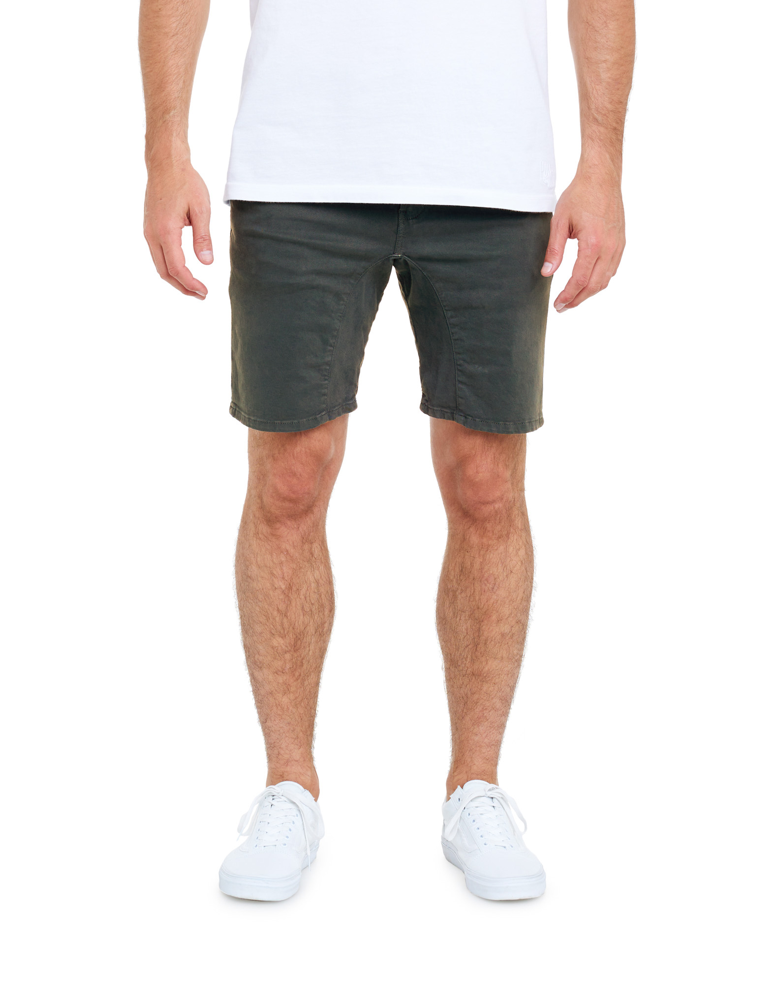 Men's short DENING SHORT CHINO DEEPFOREST