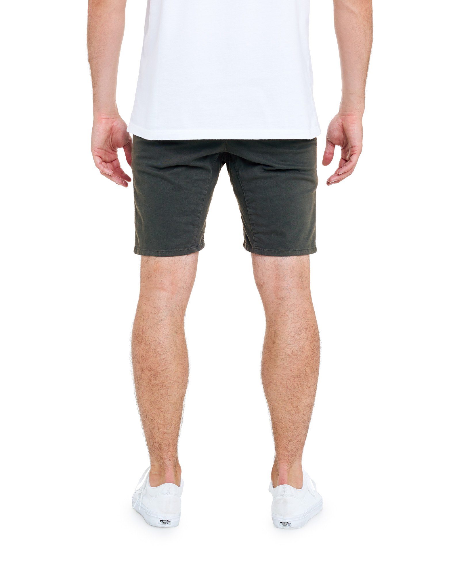 Men's short DENING SHORT CHINO DEEPFOREST