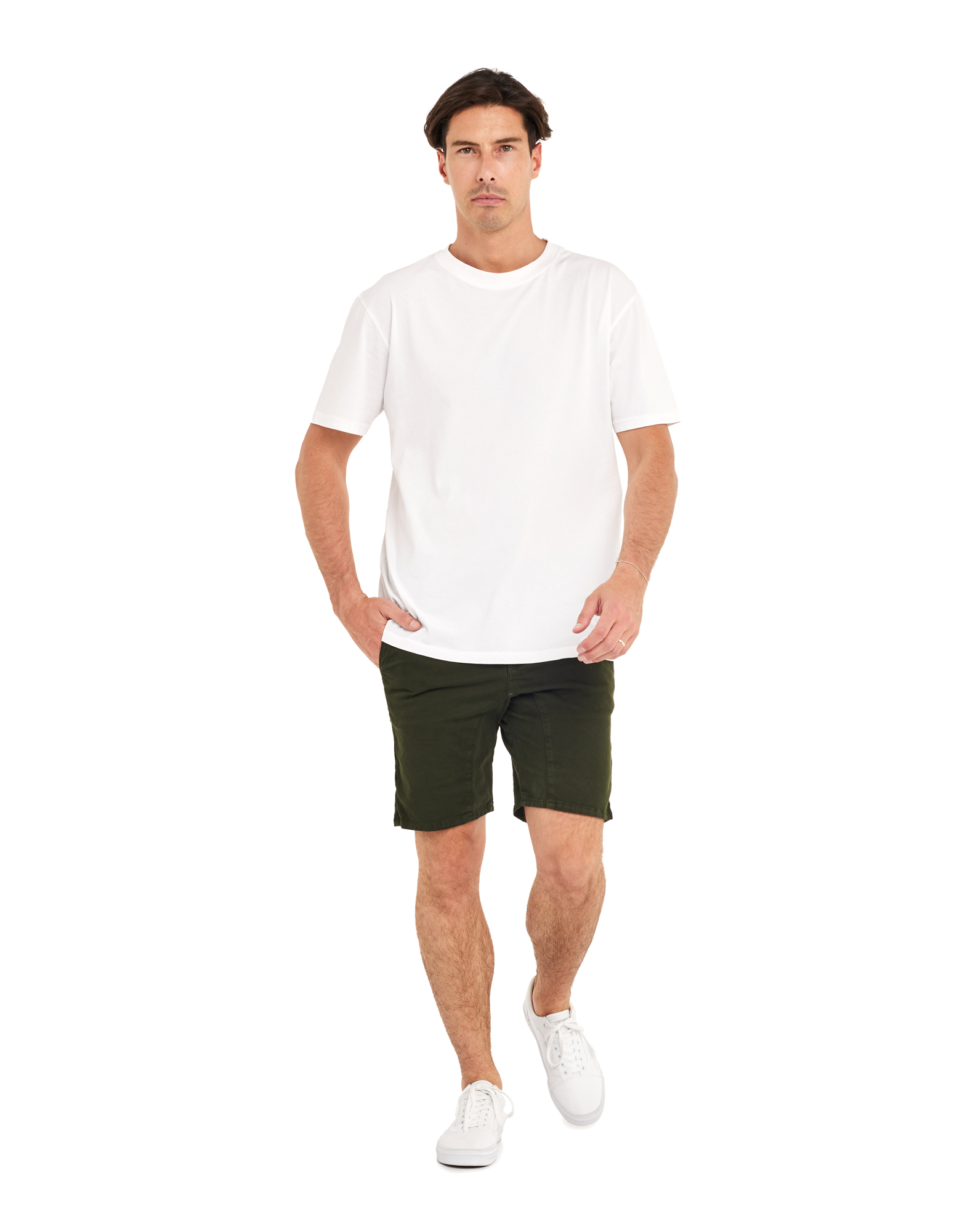 Men's short DENING SHORT CHINO FOREST