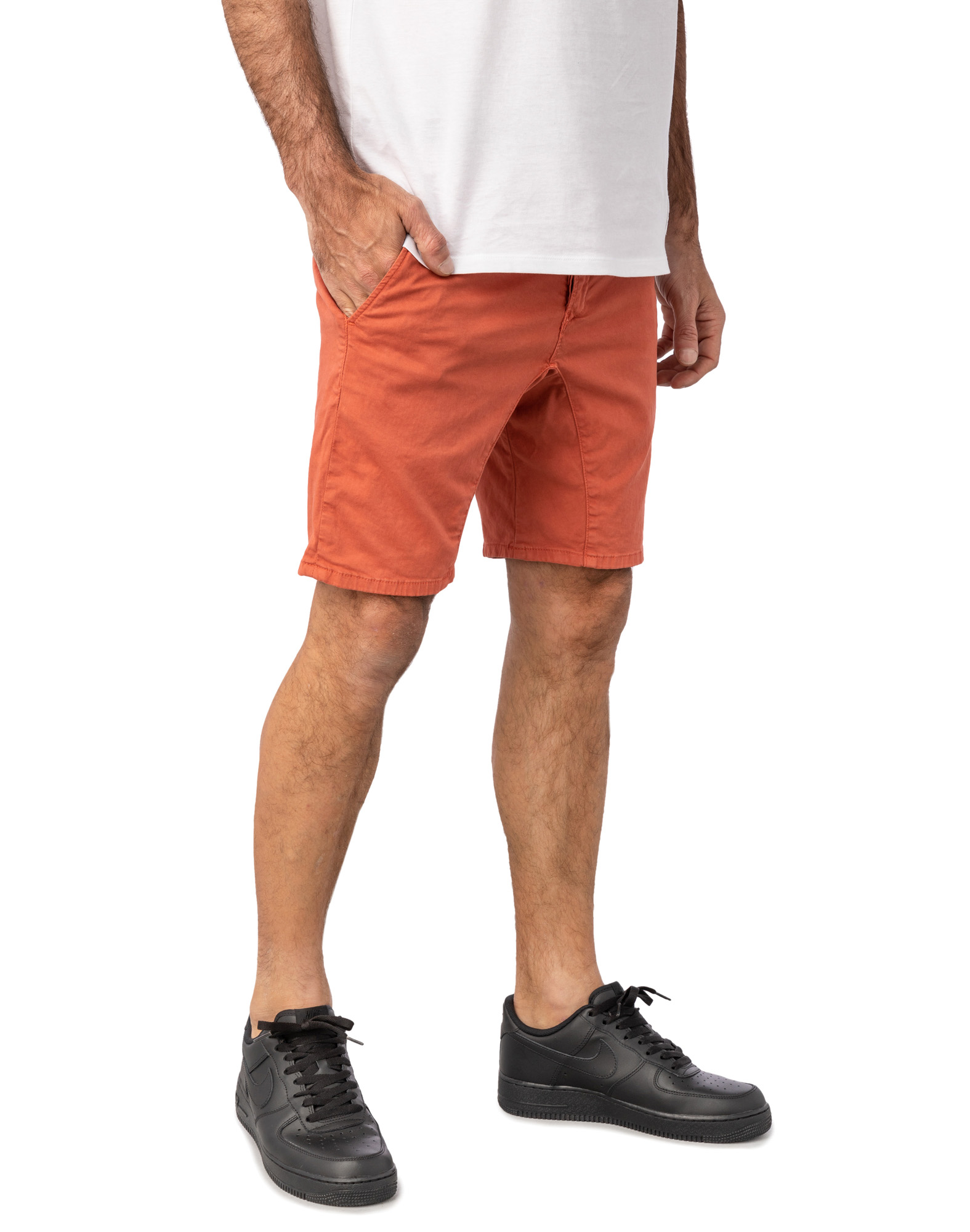 SHORT CHINO PAPAYA