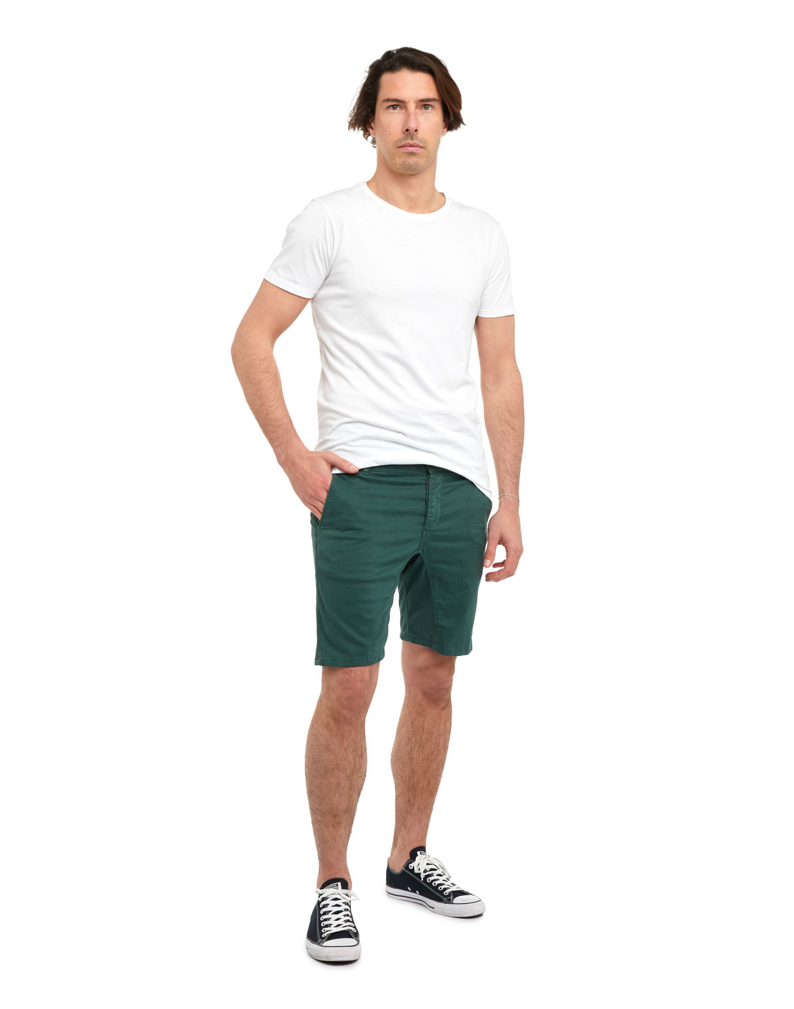 Men's short DENING SHORT CHINO SAPIN