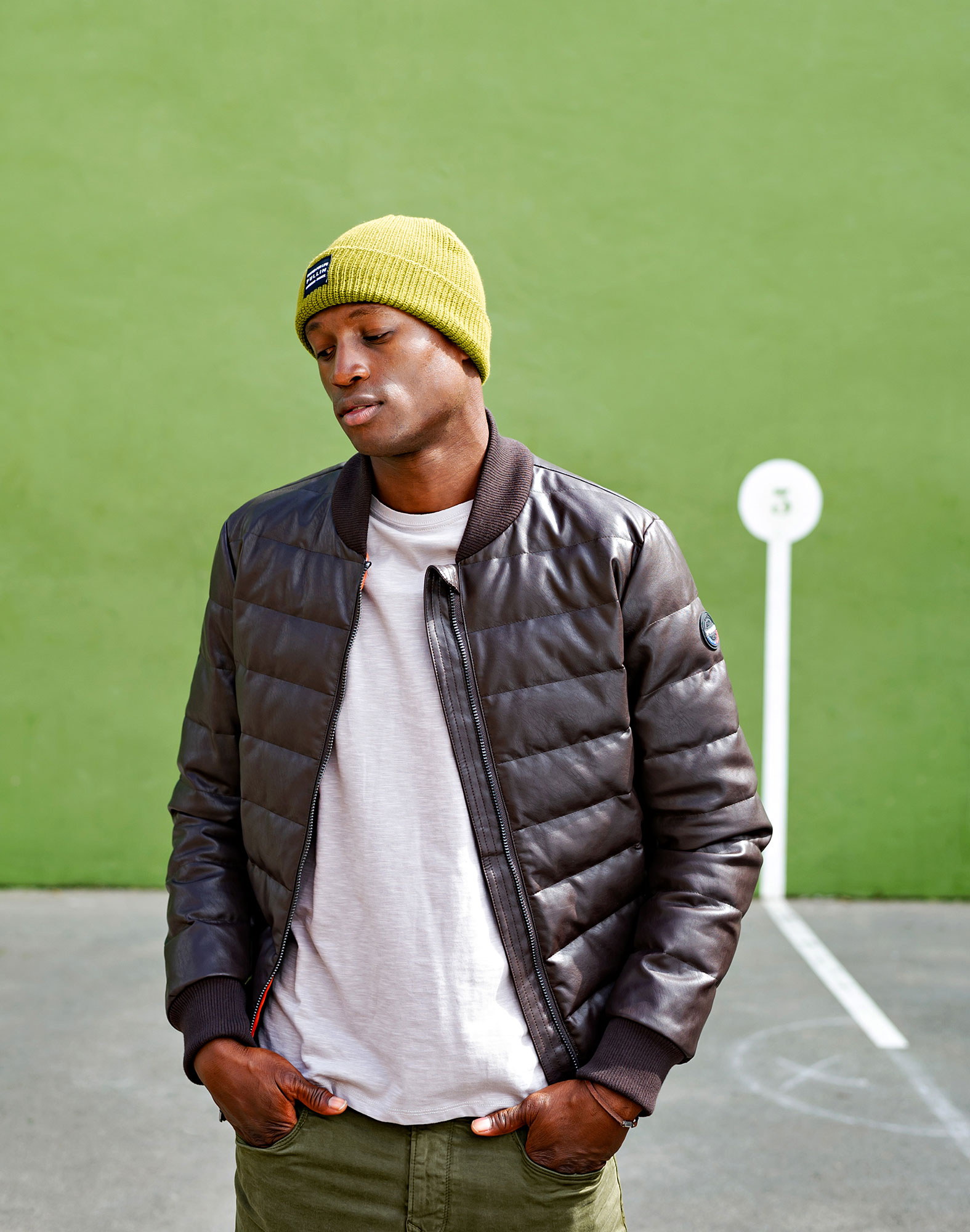 Men's feather jacket bomb INDIANTIGE