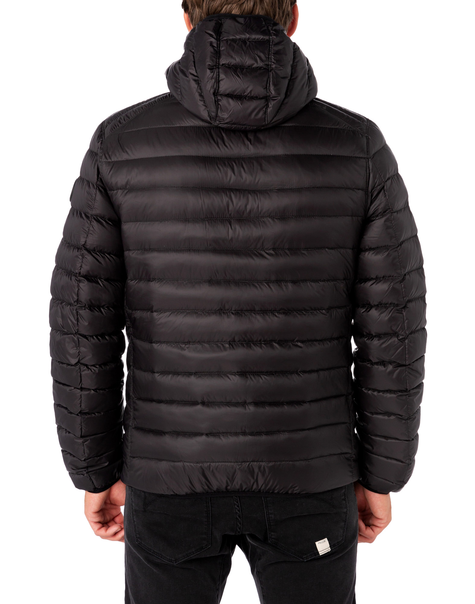 Men's feather jacket with hood INDIANTIGE