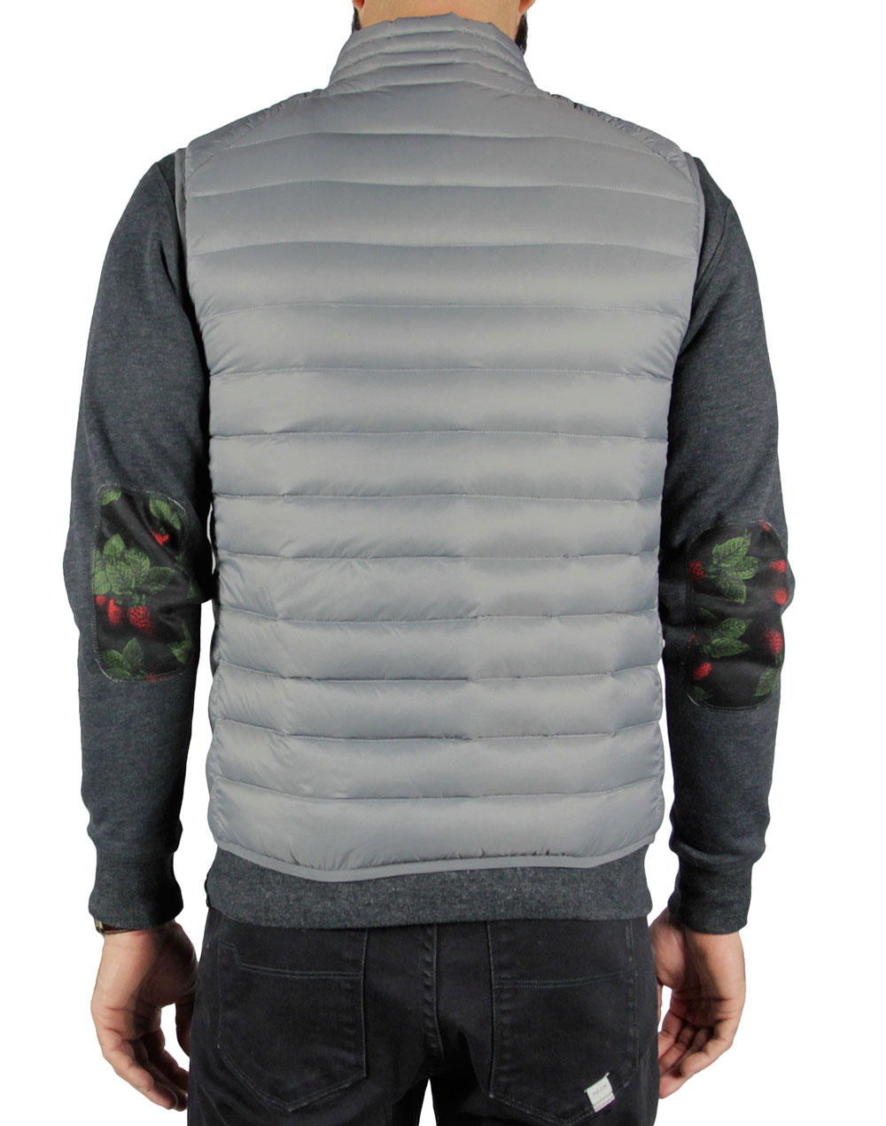 Men's feather jacket without sleeves HUDDLE