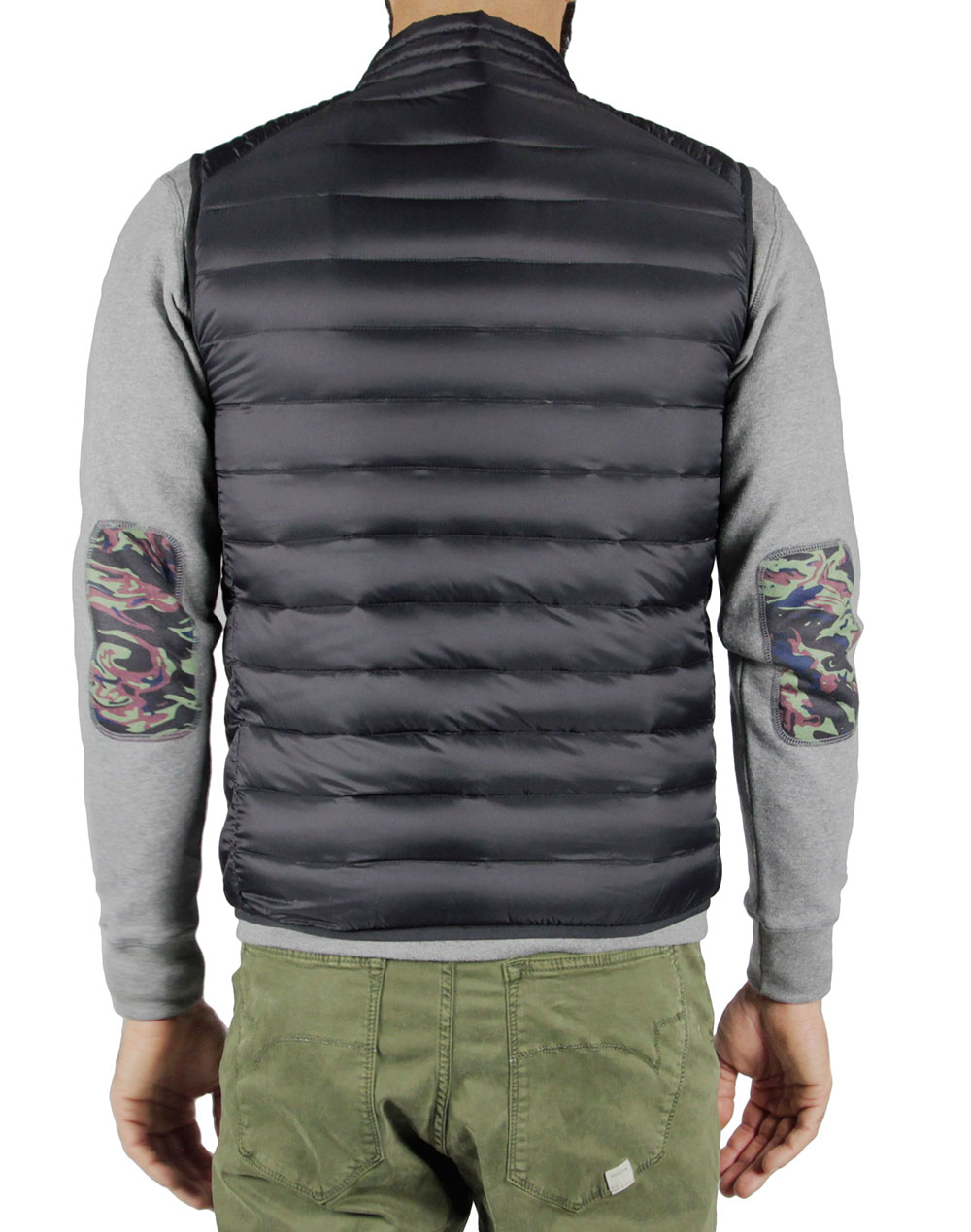 Men's feather jacket without sleeves LEAP