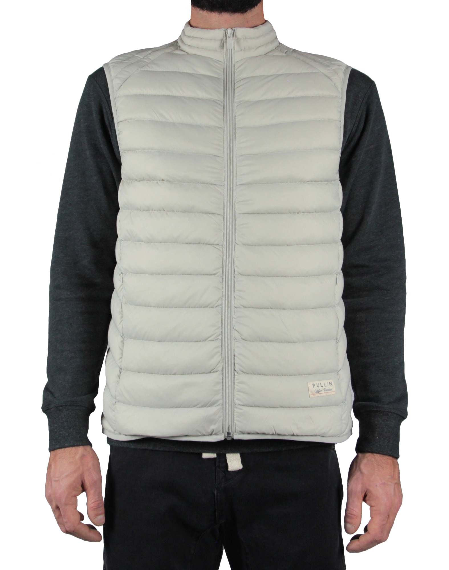 Men's feather jacket without sleeves SOCAL