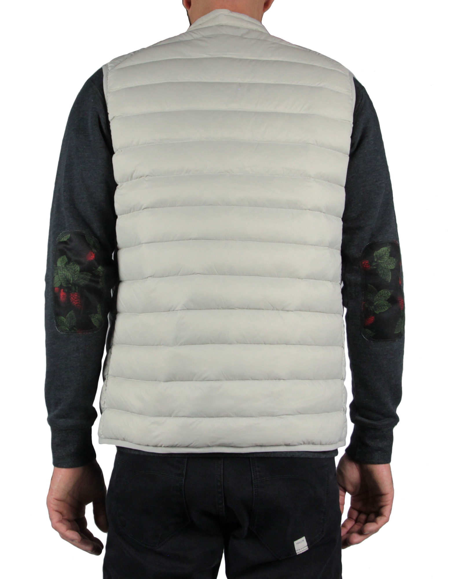 Men's feather jacket without sleeves SOCAL