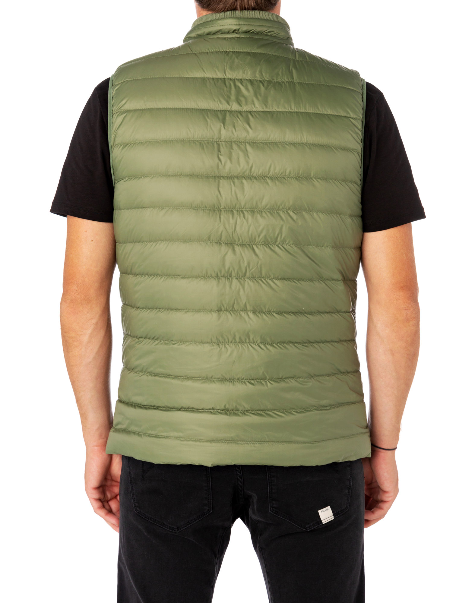 Men's feather jacket without sleeves TIGERCAMO