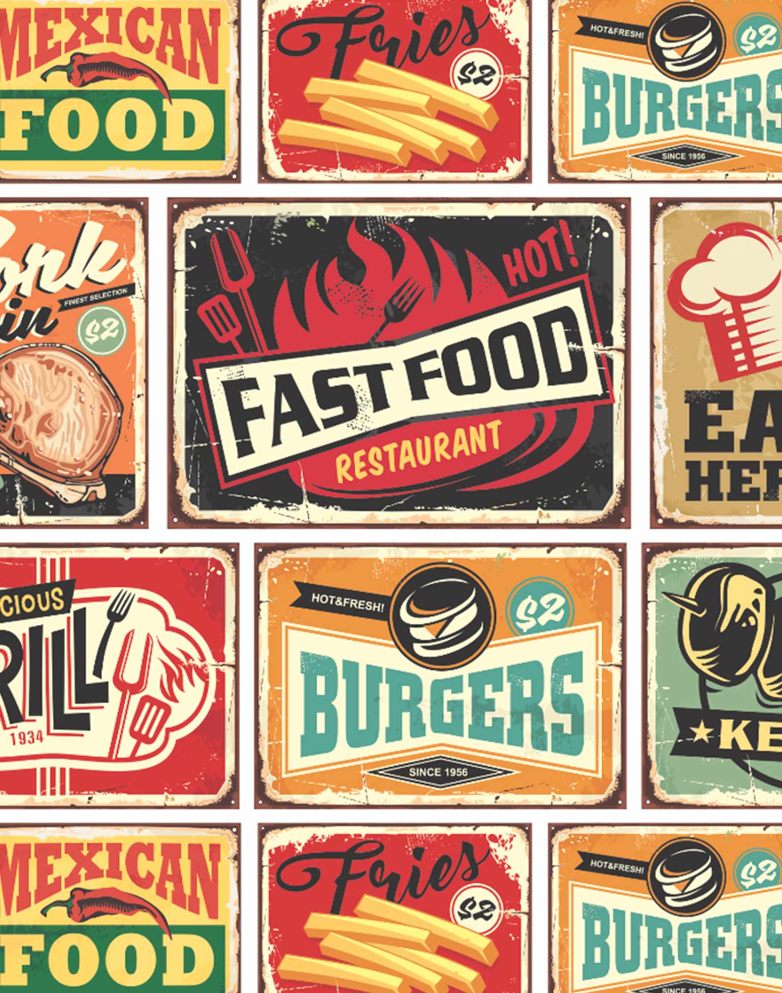 BOXER LONG FASTFOOD
