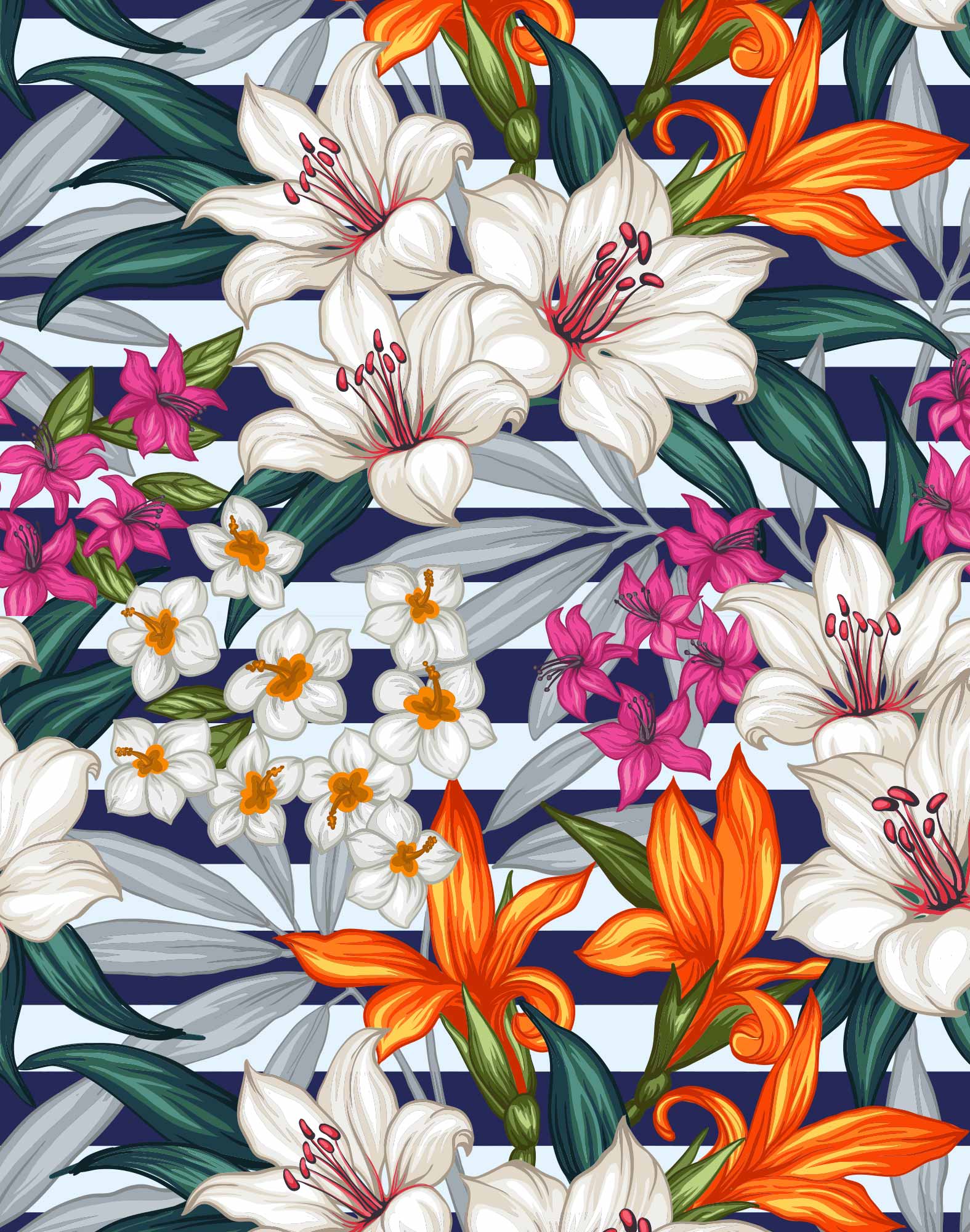 BOXER LONG LINESFLOWE