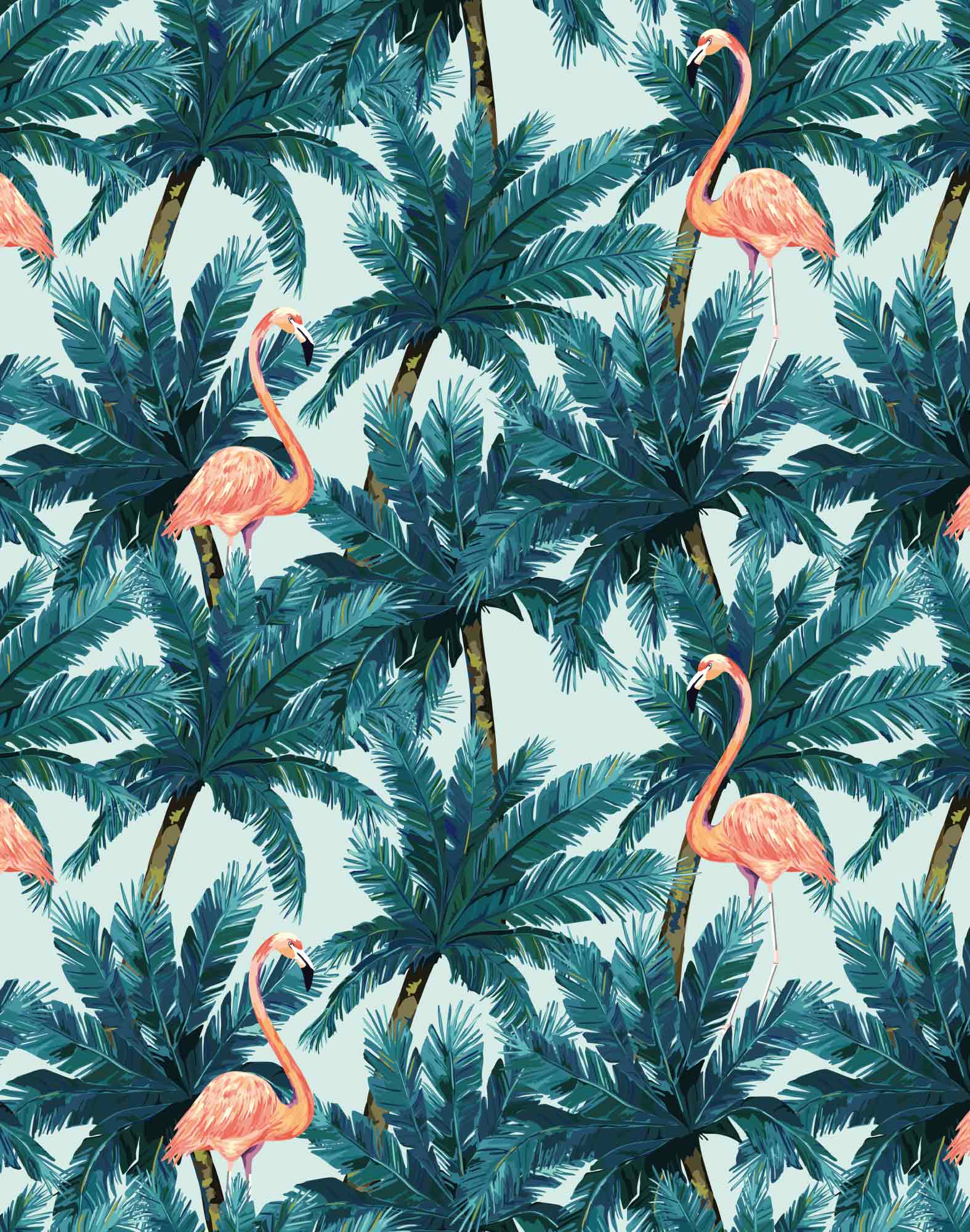 BOXER LONG PALMFLAMIN