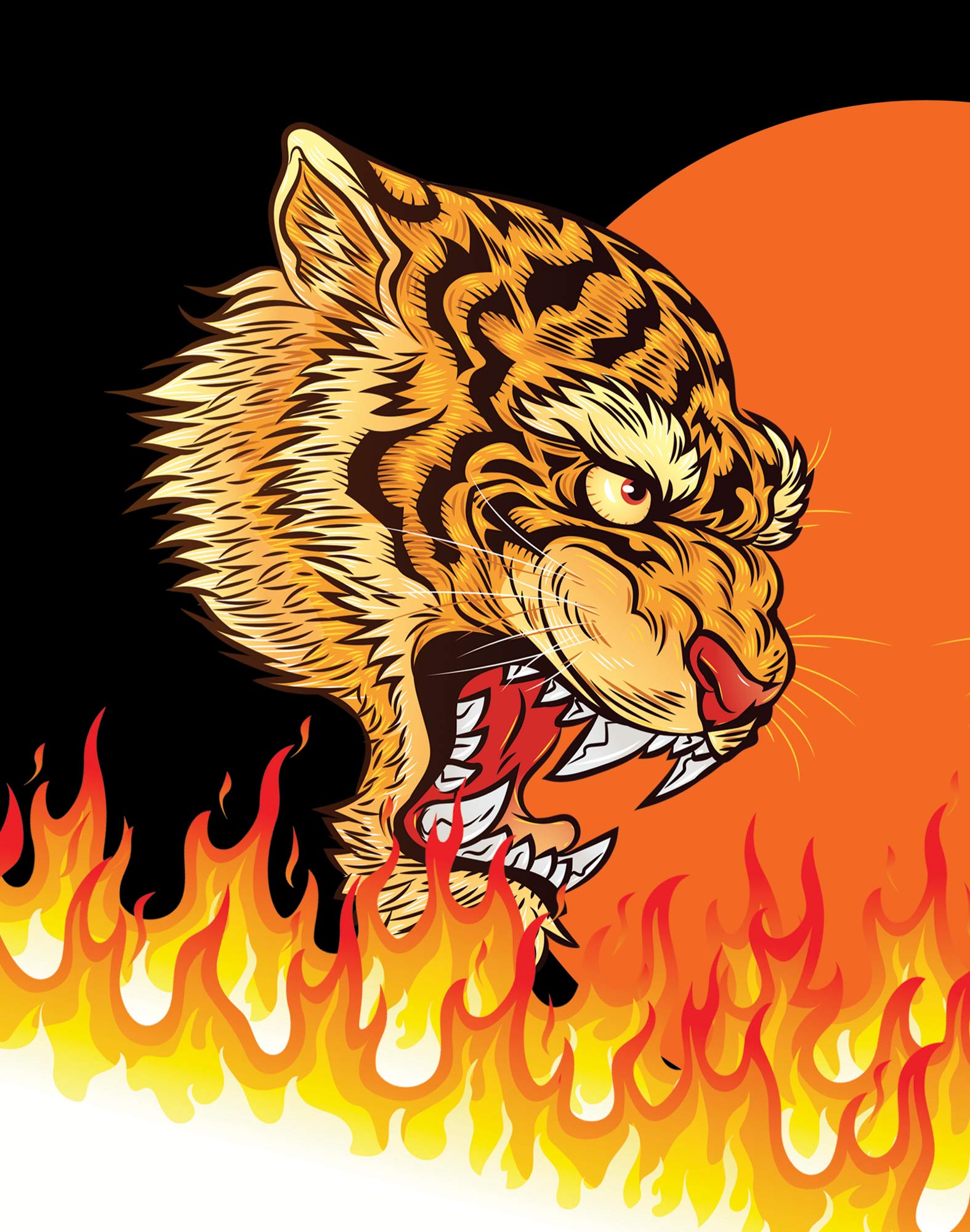 BOXER LONG TIGERFLAME