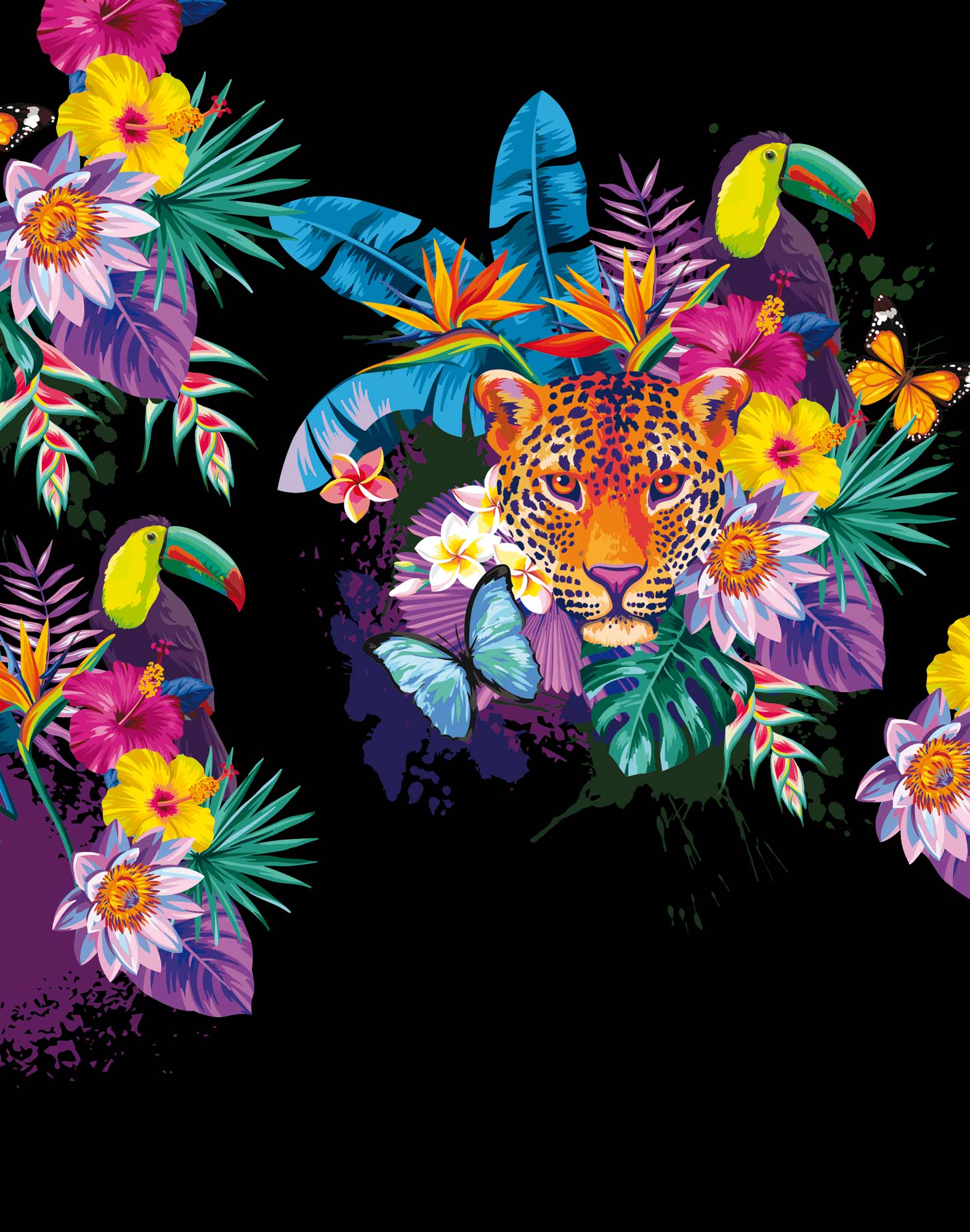 BOXER LONG TIGERFLOWER