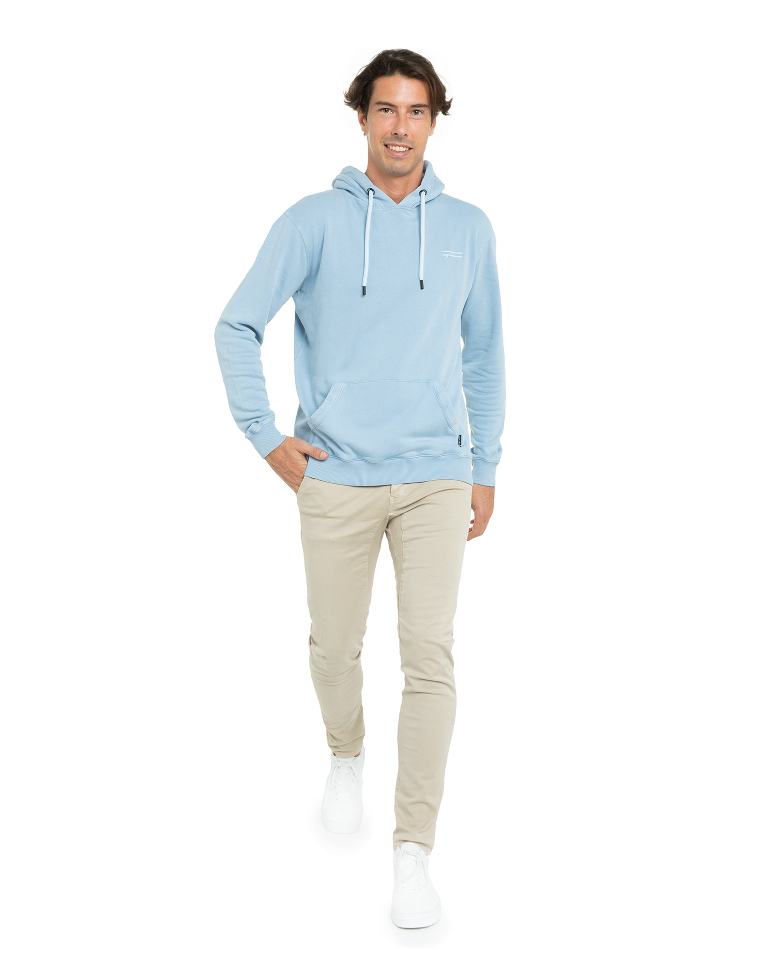 SWEAT A CAPUCHE PLAINFINNDUSK