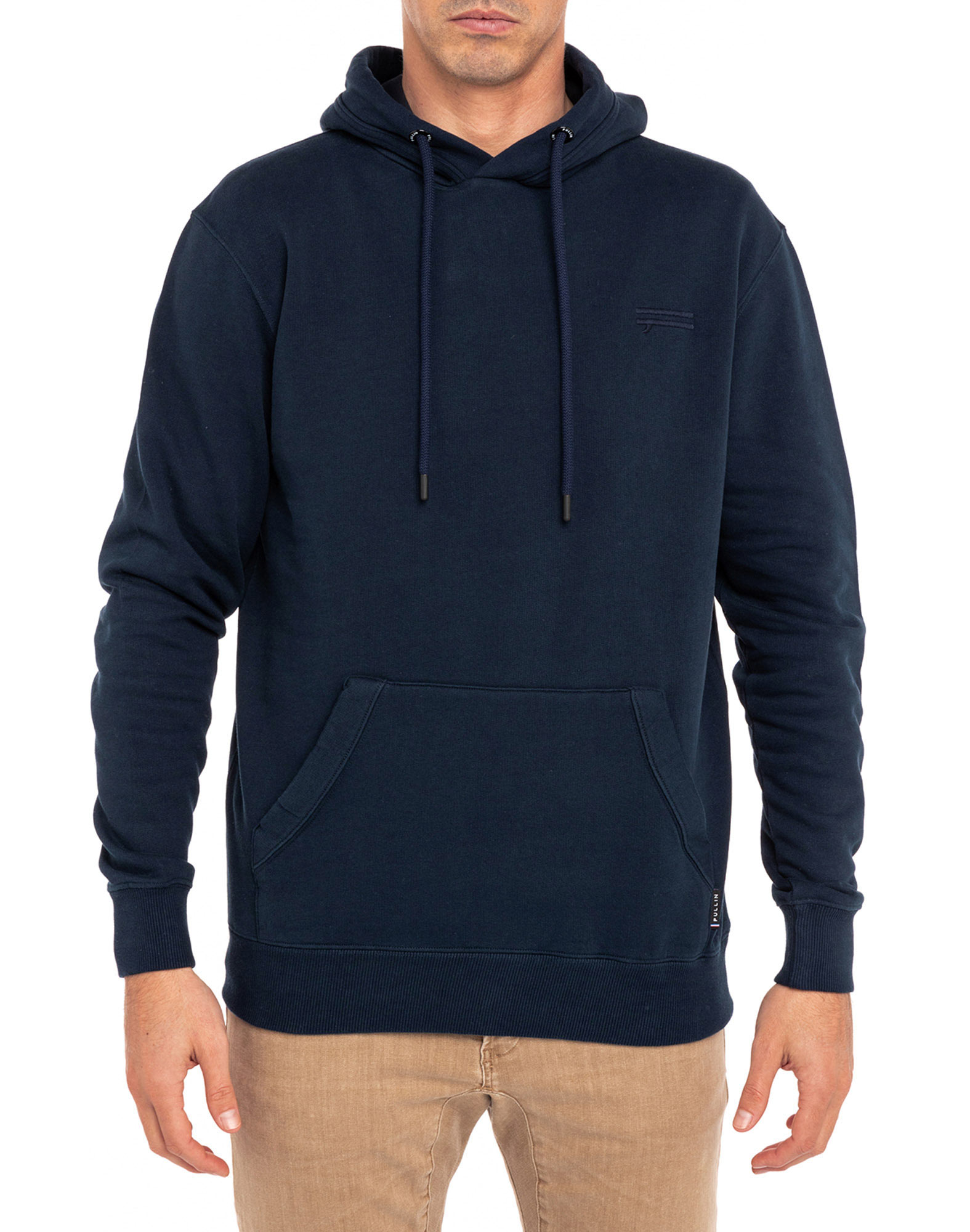 Men's sweat hoodie PLAINFINNNAVY