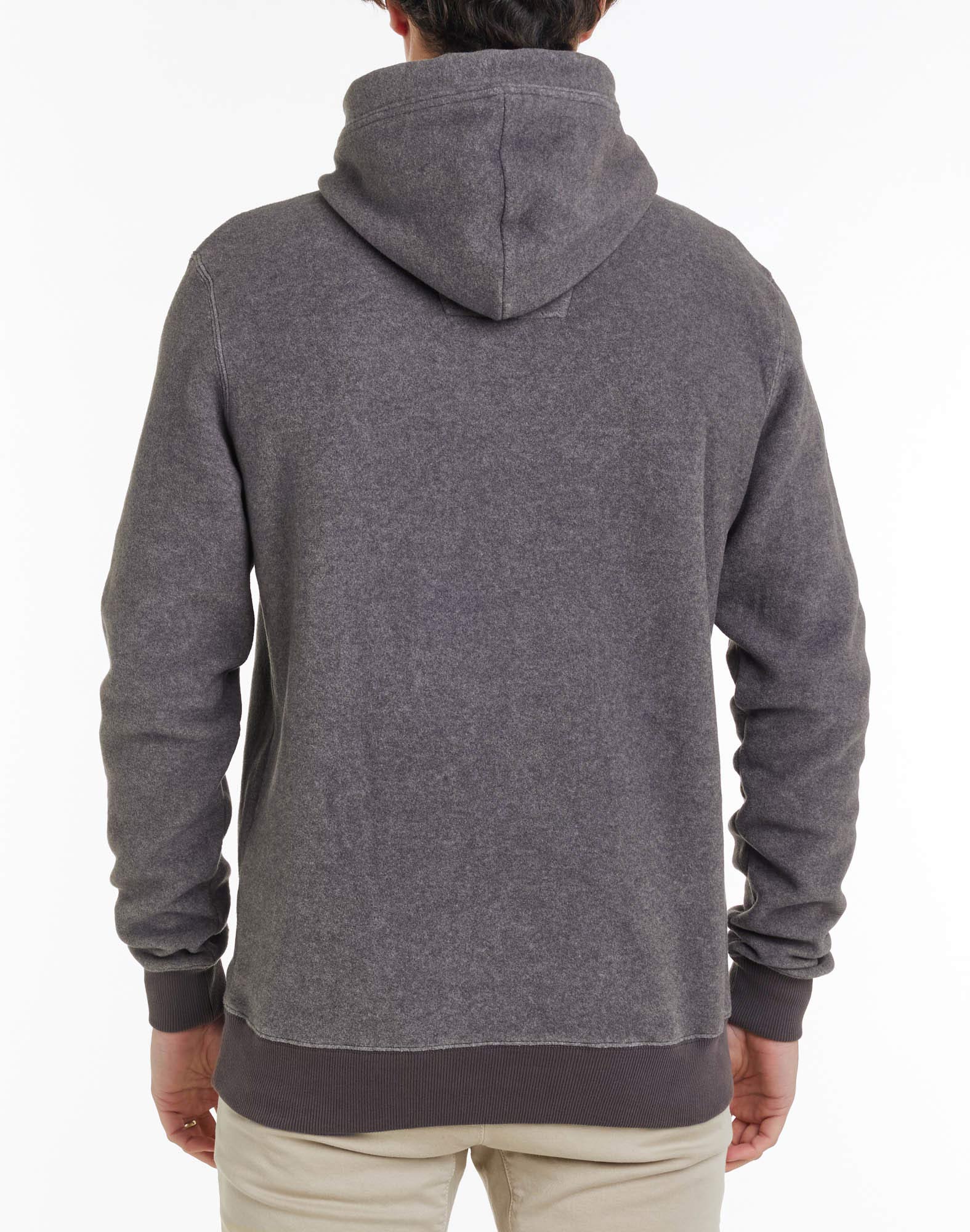 Men's sweat hoodie POLARDKGREY