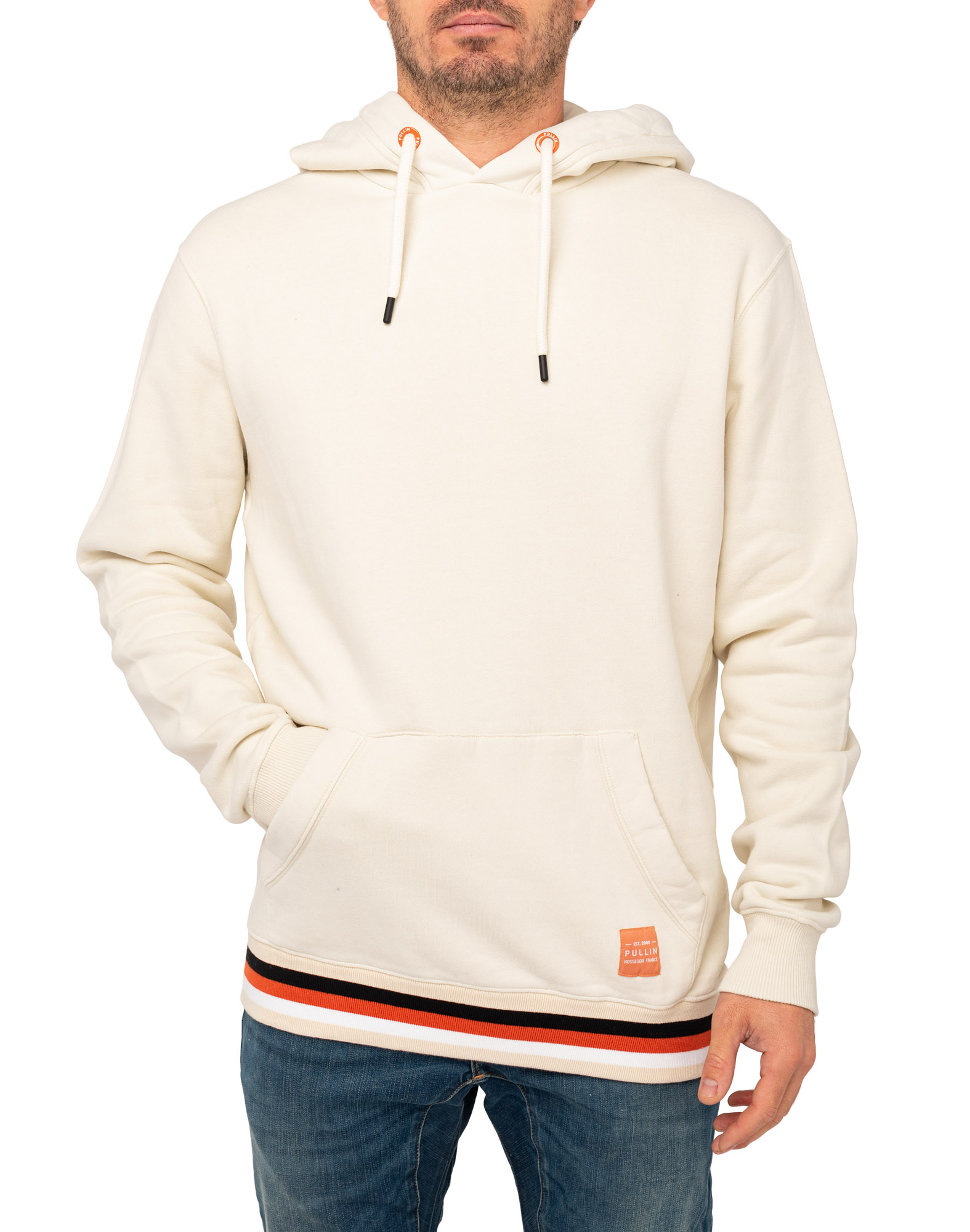 Men's sweat HOODIE SAND
