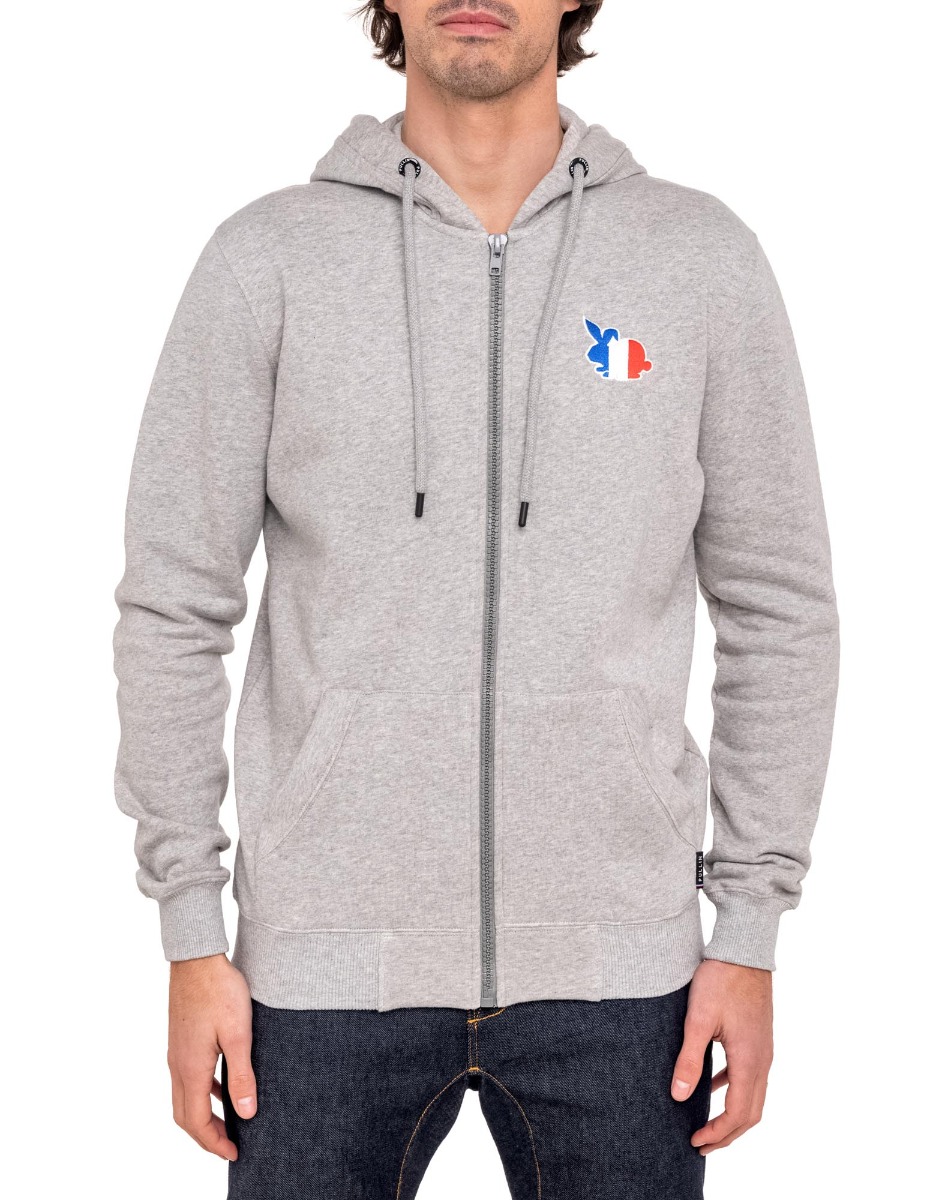 Sweat homme à capuche LAPINGREY