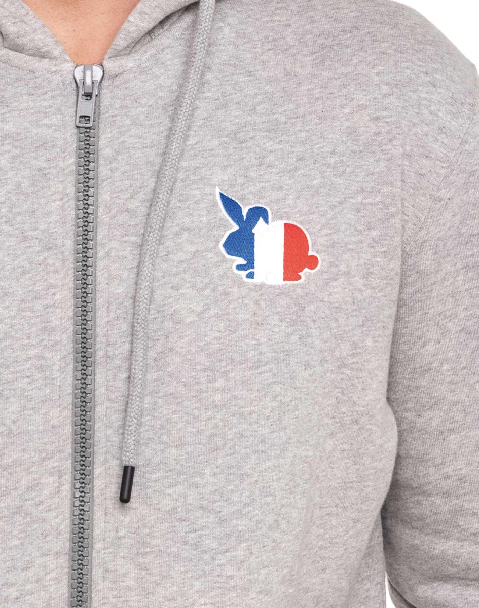 Sweat homme à capuche LAPINGREY