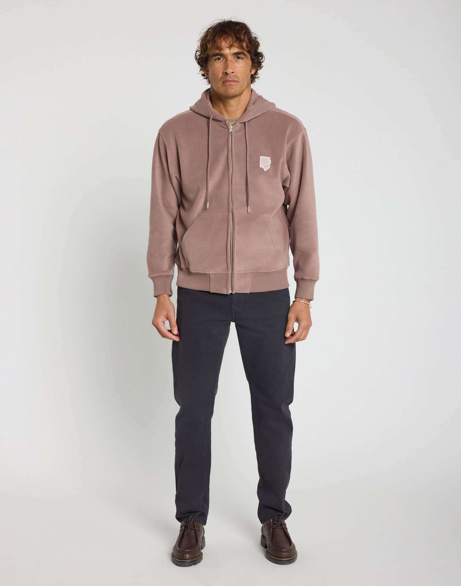 Sweat homme à capuche SHERPABROWN