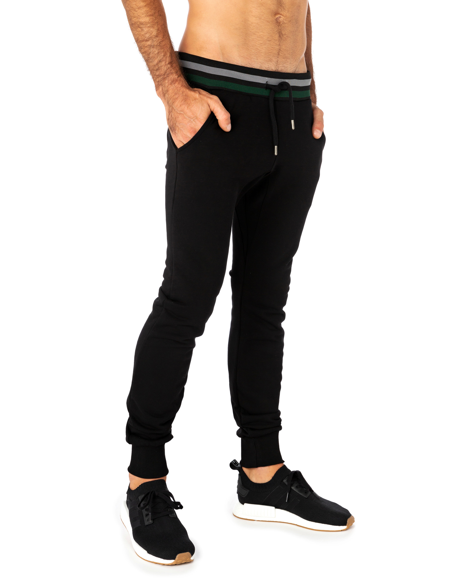 Men's Sweat Pant slim BLACK