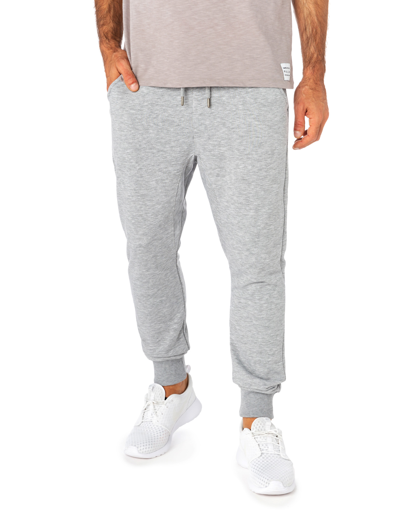 Men's Sweat Pant JOGGING LOOSE GREYHEATHER
