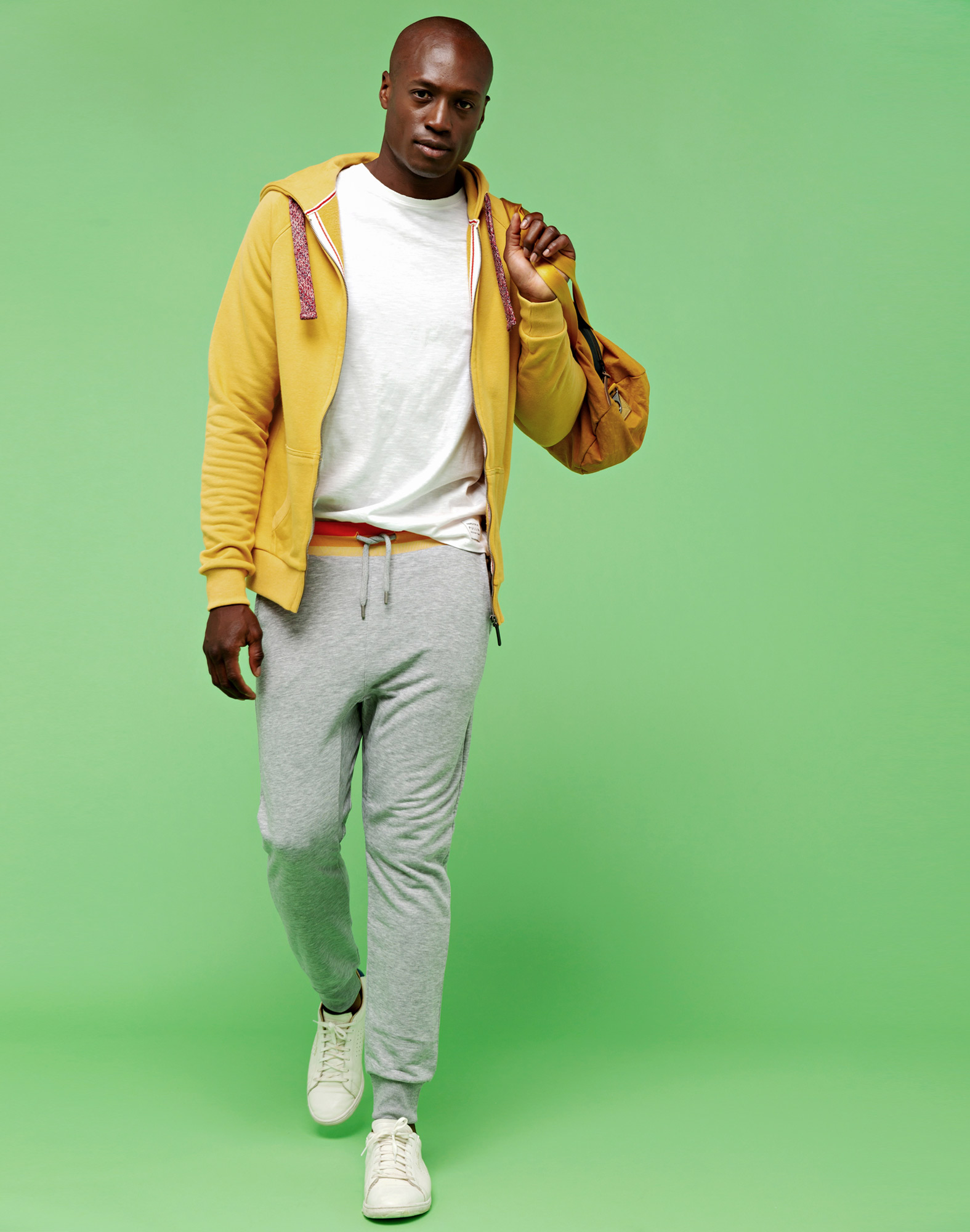 Men's Sweat Pant JOGGING LOOSE GREYHEATHER