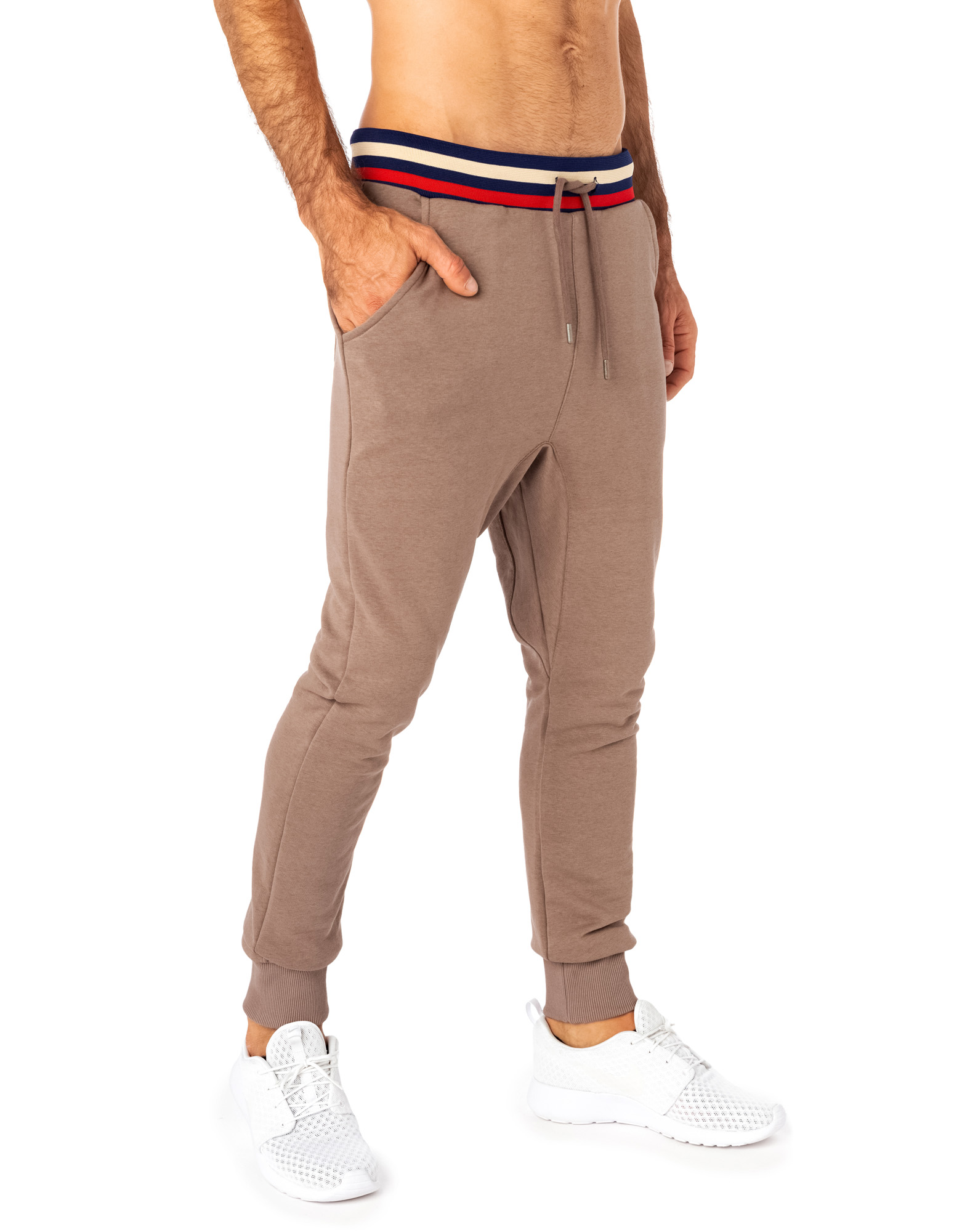 Men's Sweat Pant JOGGING LOOSE TAUPE