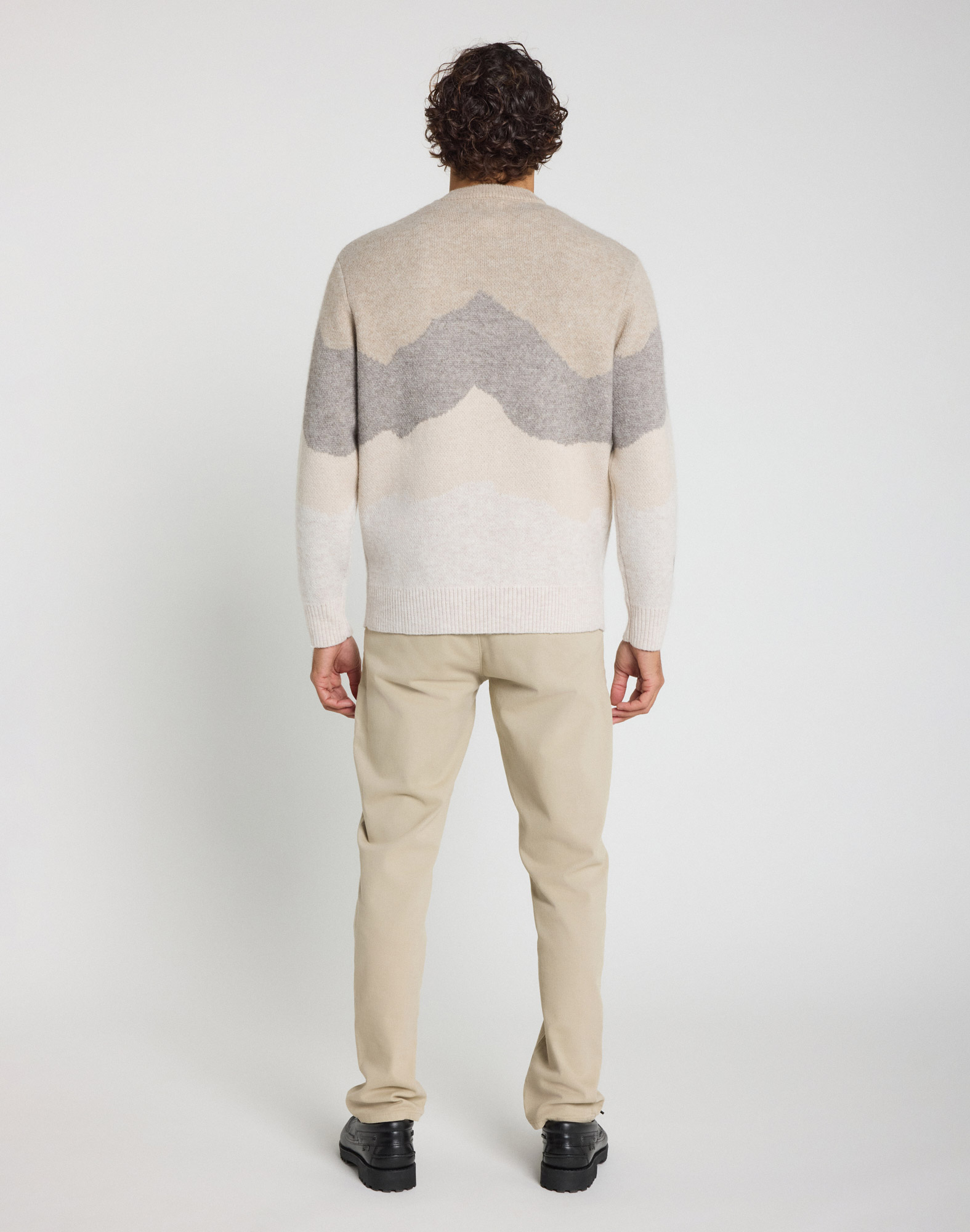 Pull homme PULL KNIT MOUNTAIN