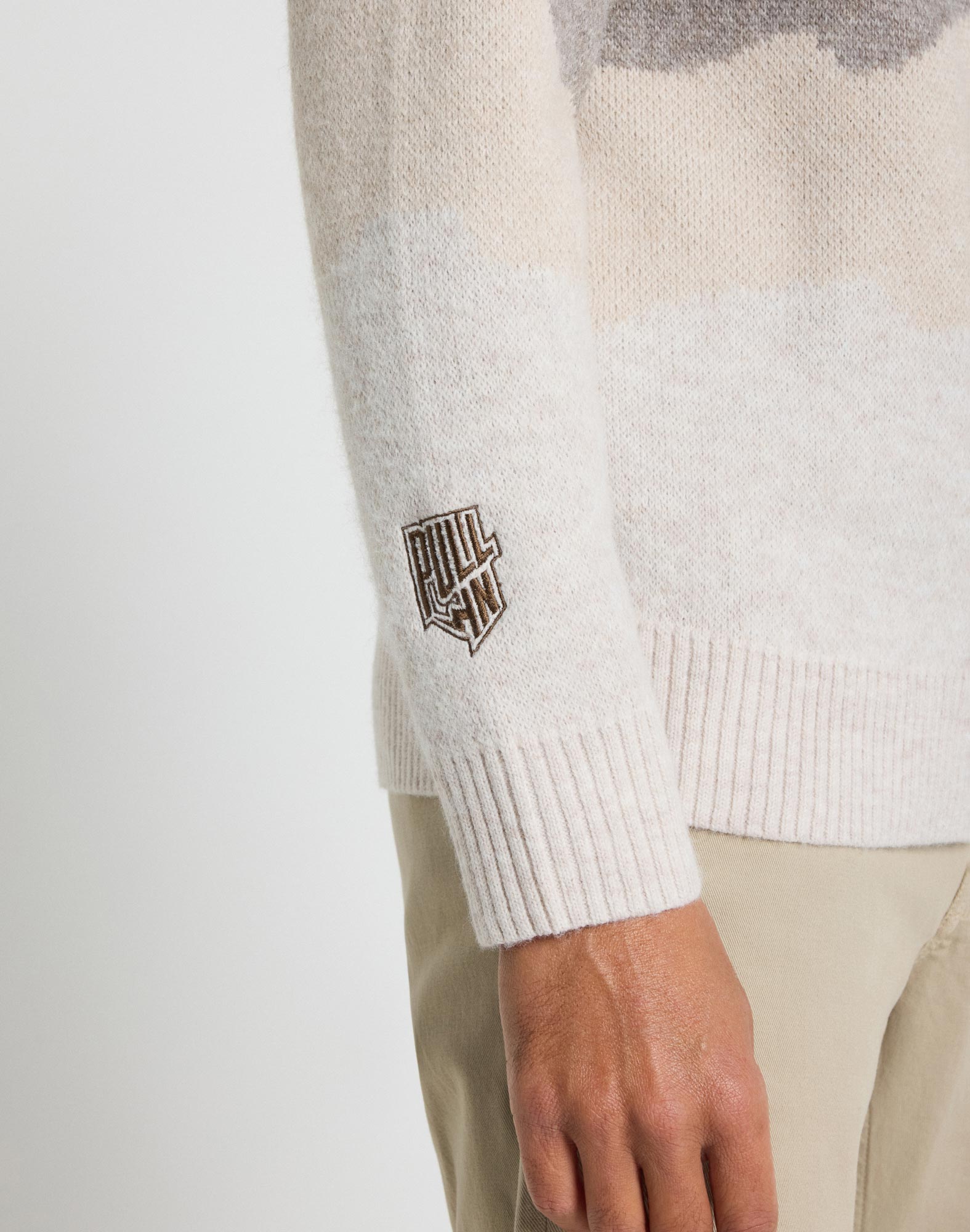 Pull homme PULL KNIT MOUNTAIN