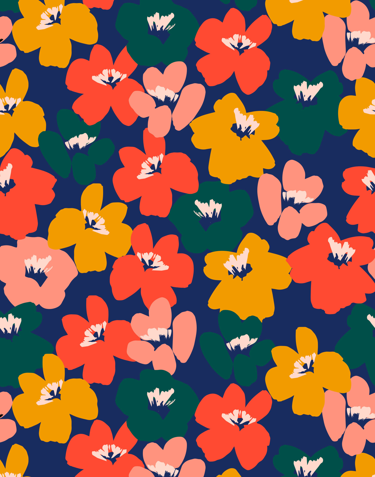 Men's pants LAZY FLORAL