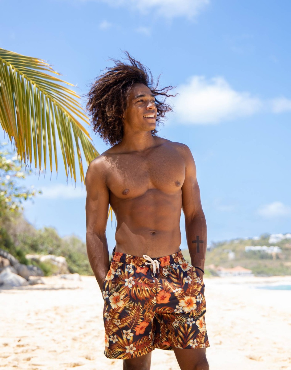 Short de bain homme PAKO PALM
