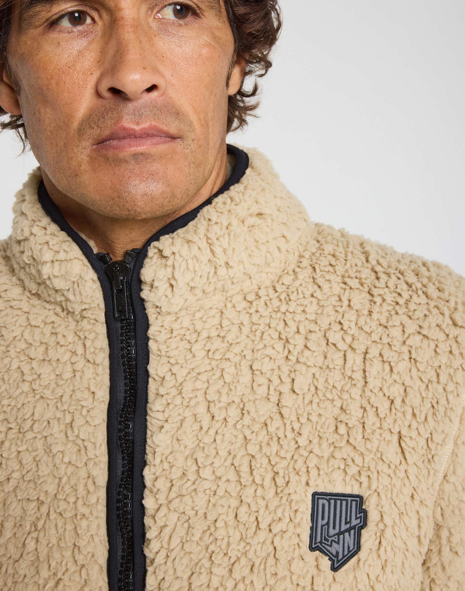 Veste homme SHERPA PARK CREAM