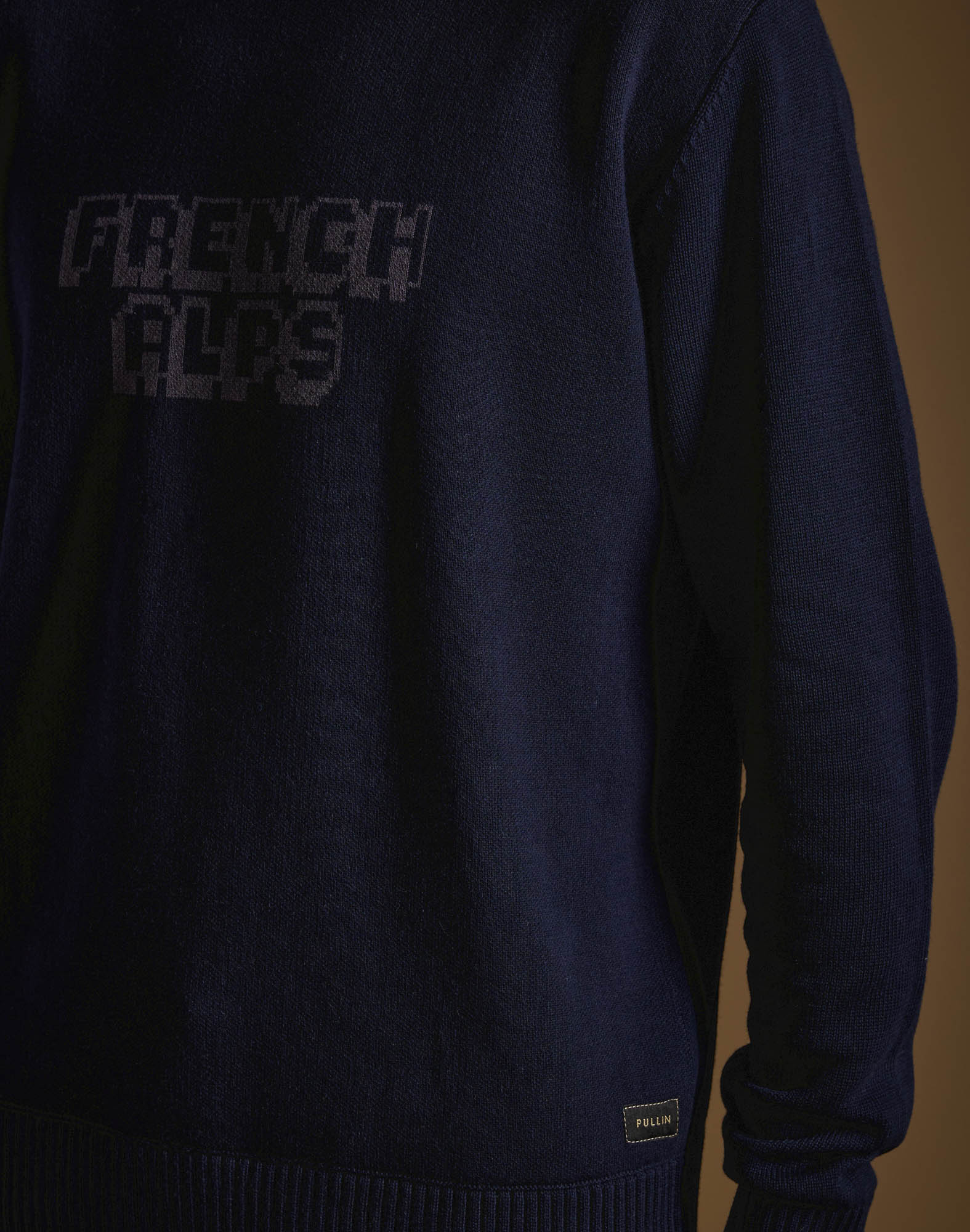 Men's jumper PULL PRINT FRENCH ALPS BLUE