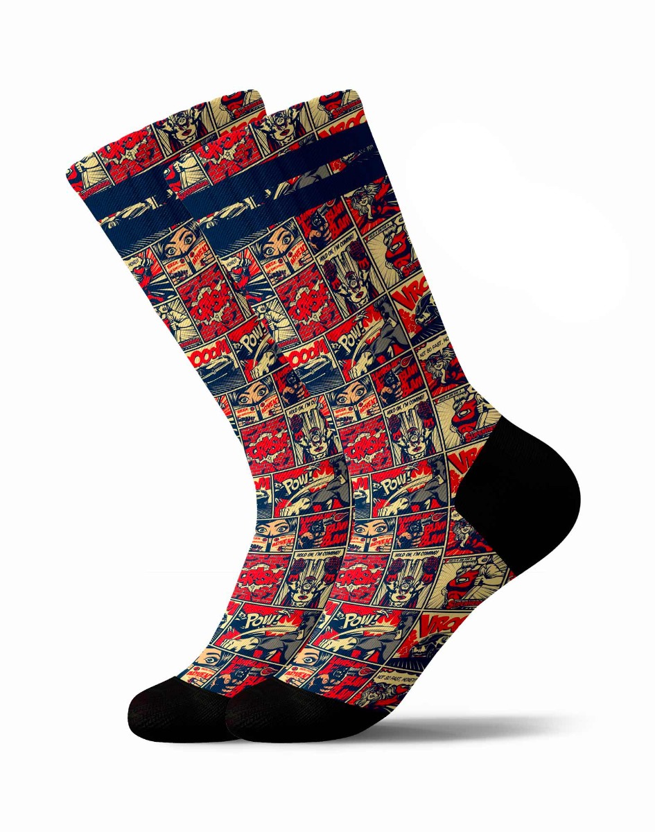 CHAUSSETTES SUBLIMÉES COMIC