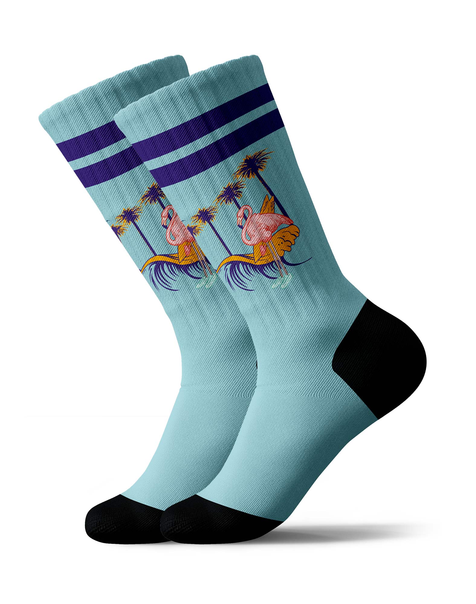 CHAUSSETTES SUBLIMÉES FLAMINGOS