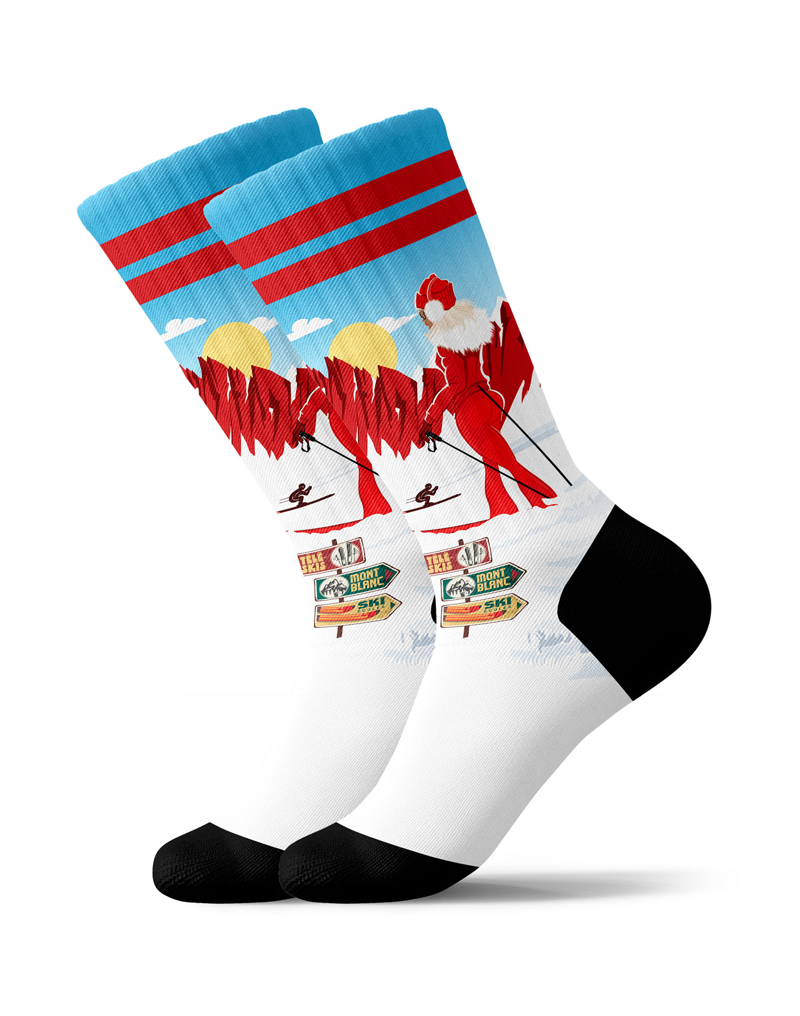 CHAUSSETTES SUBLIMÉES SUNSET