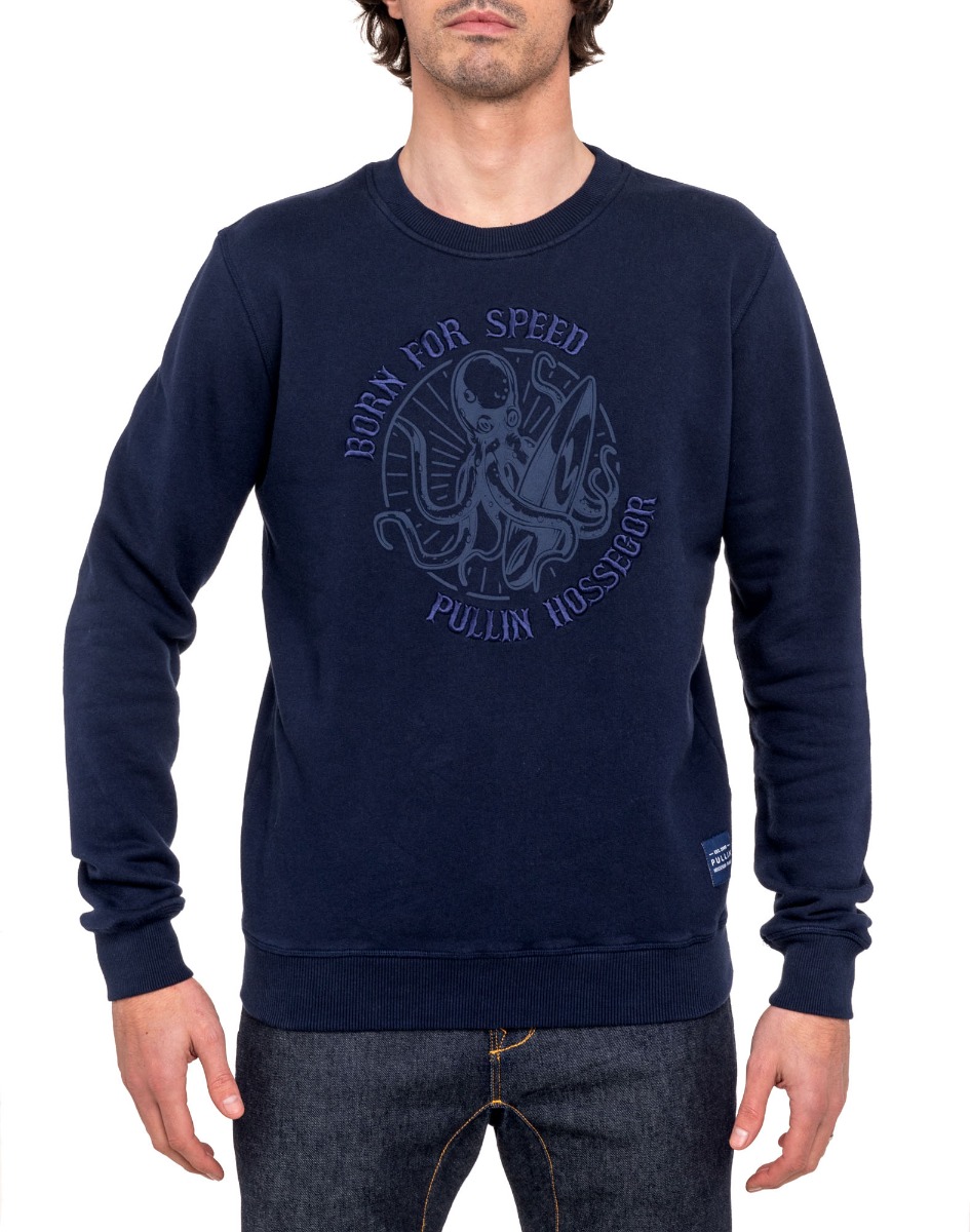 Sweat homme CREW BORNNAVY