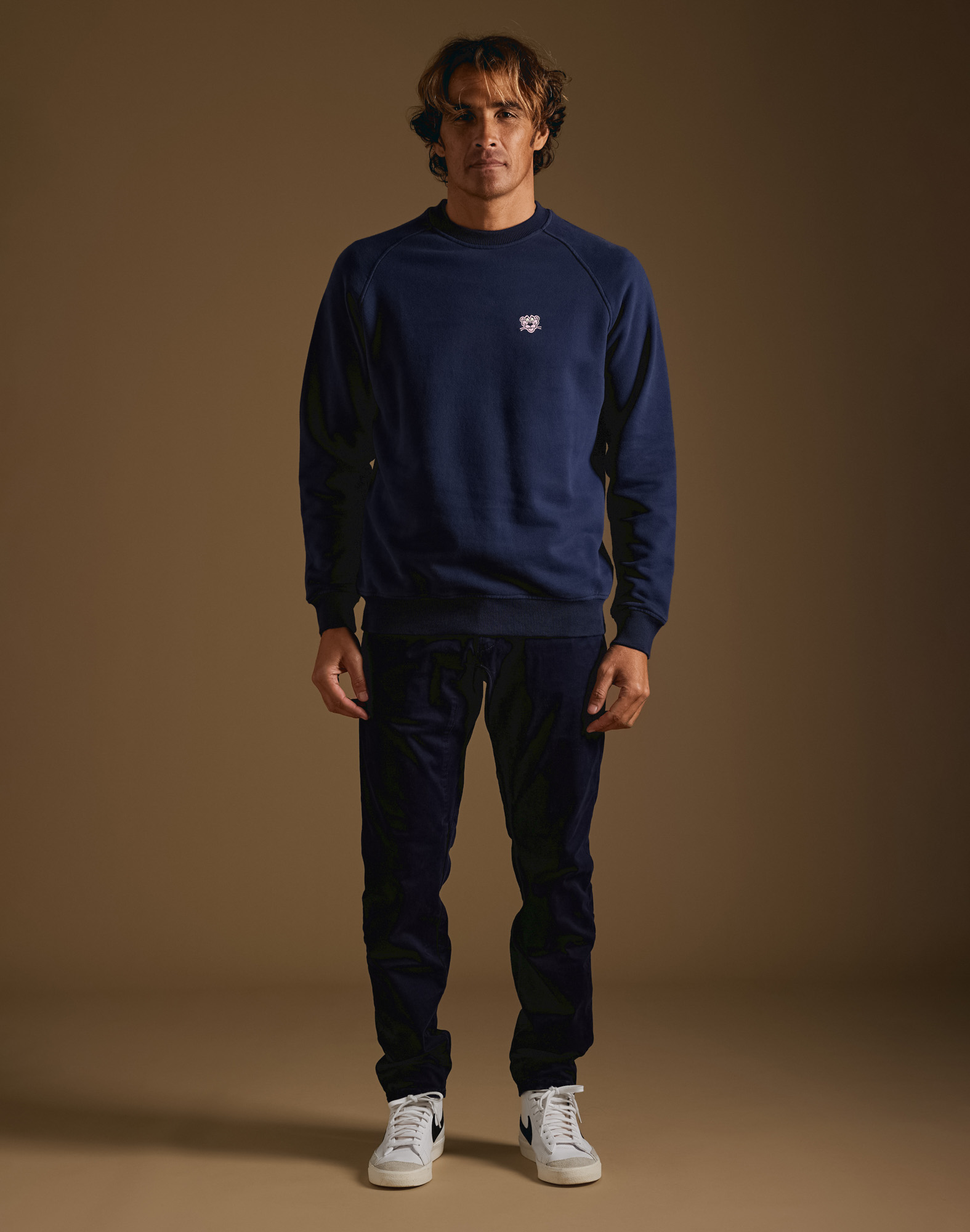 Men's sweat CREW PATCHMADPINKYJEAN