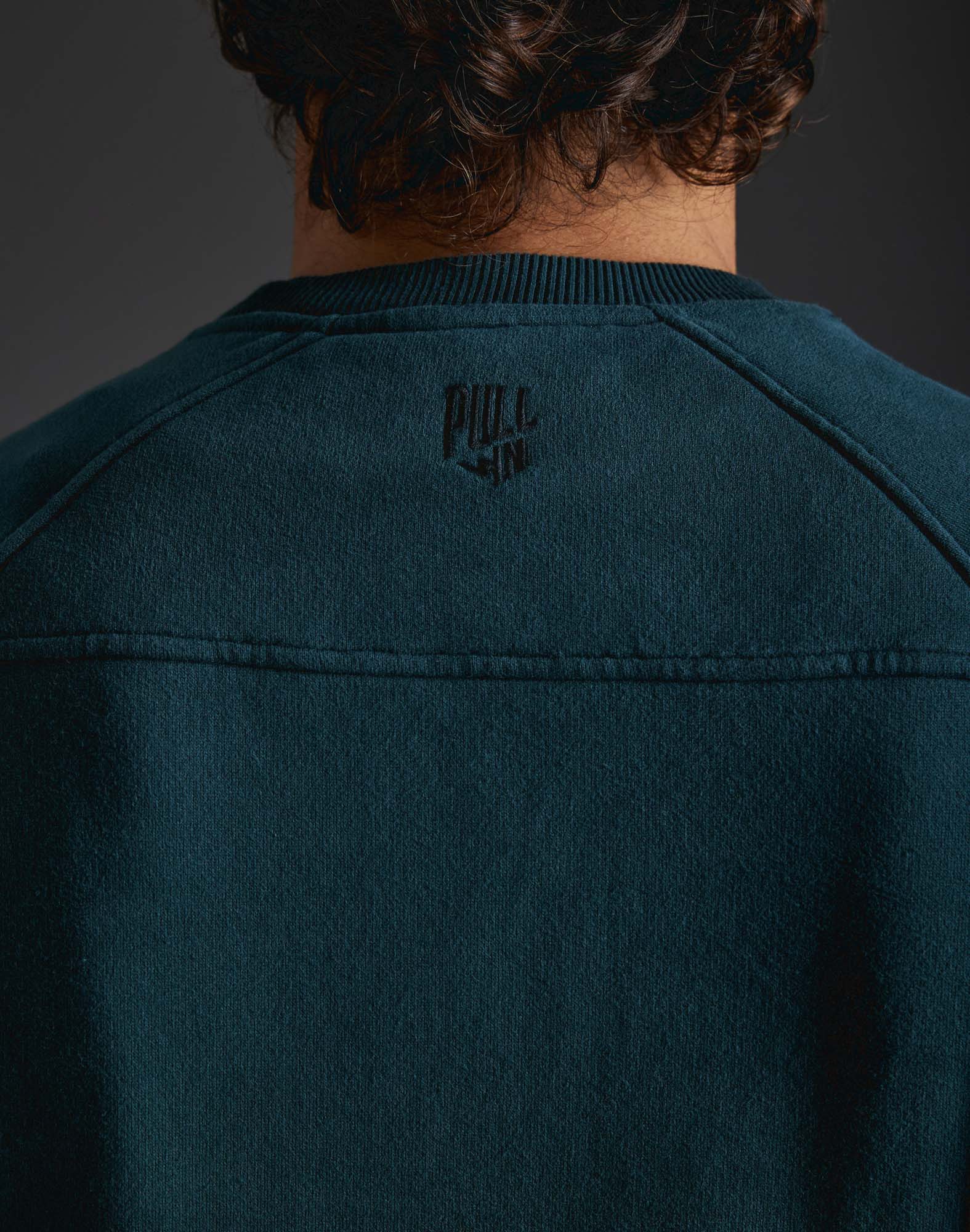 Men's sweat CREW PATCHSPRINTAZUL