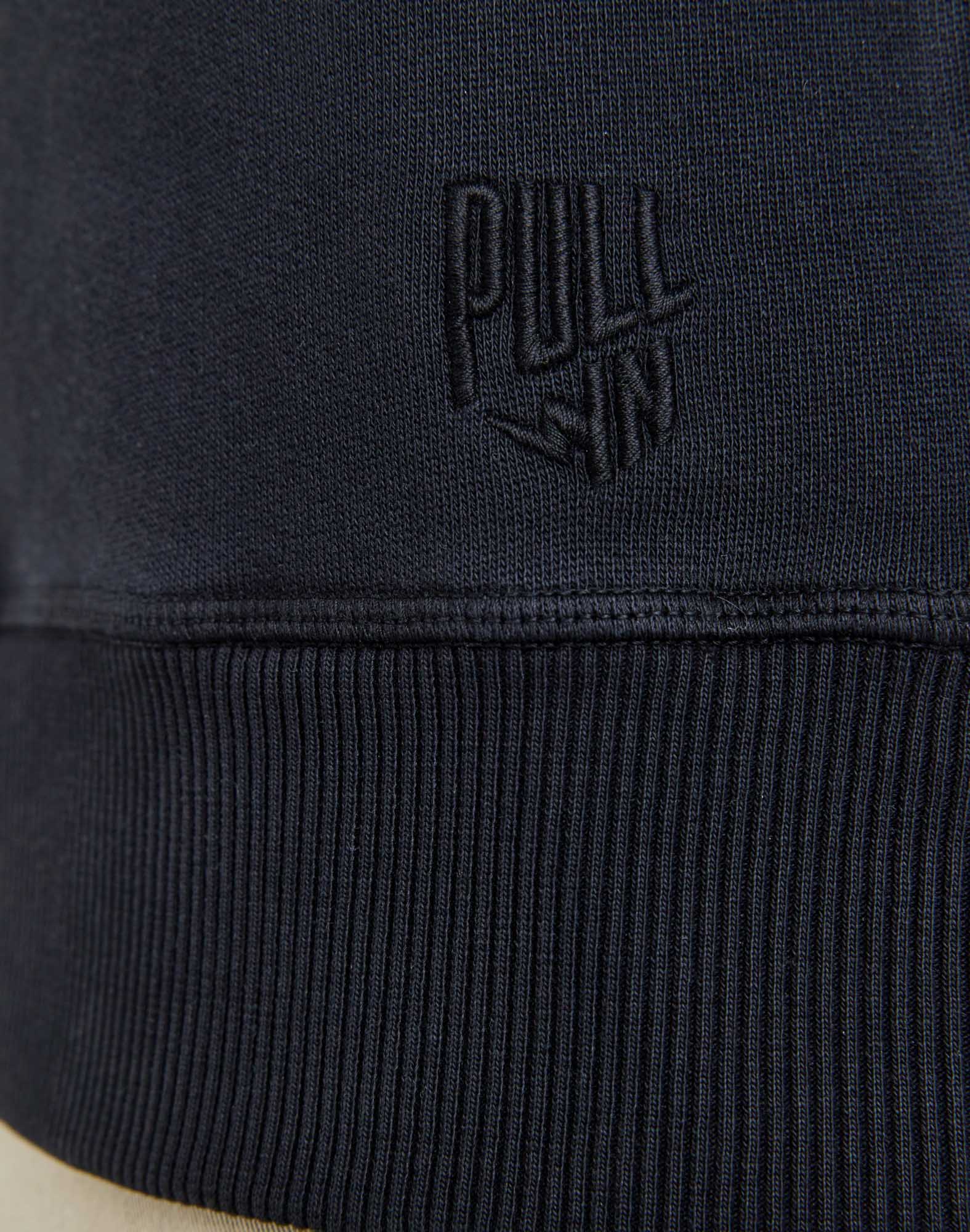 Men's sweat CREW PLAINBLACK