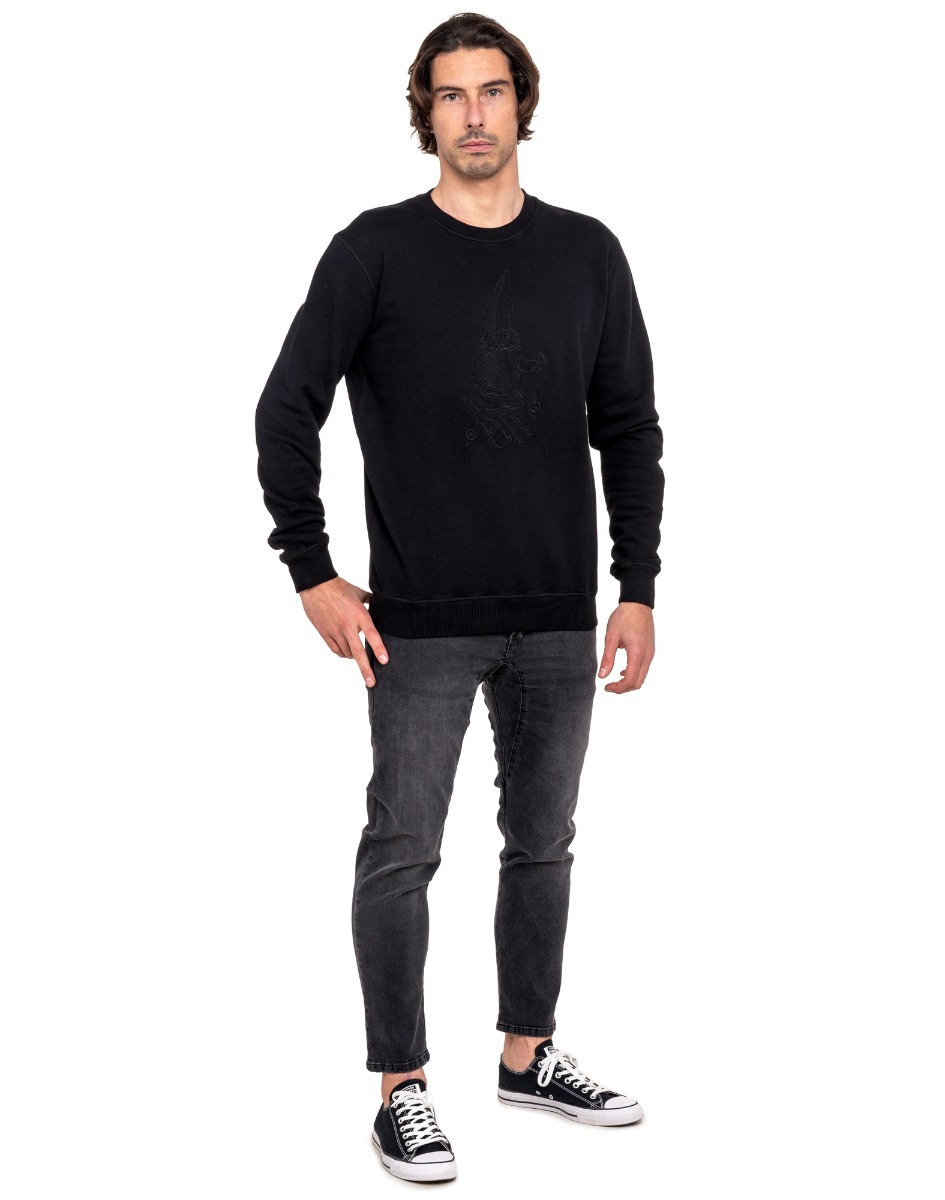 Men's sweat CREW SKIPARTOUTBLK