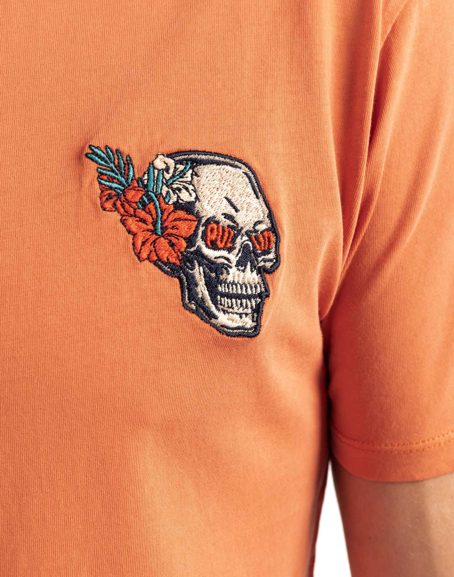 T-SHIRT FLOWSKULLMELON