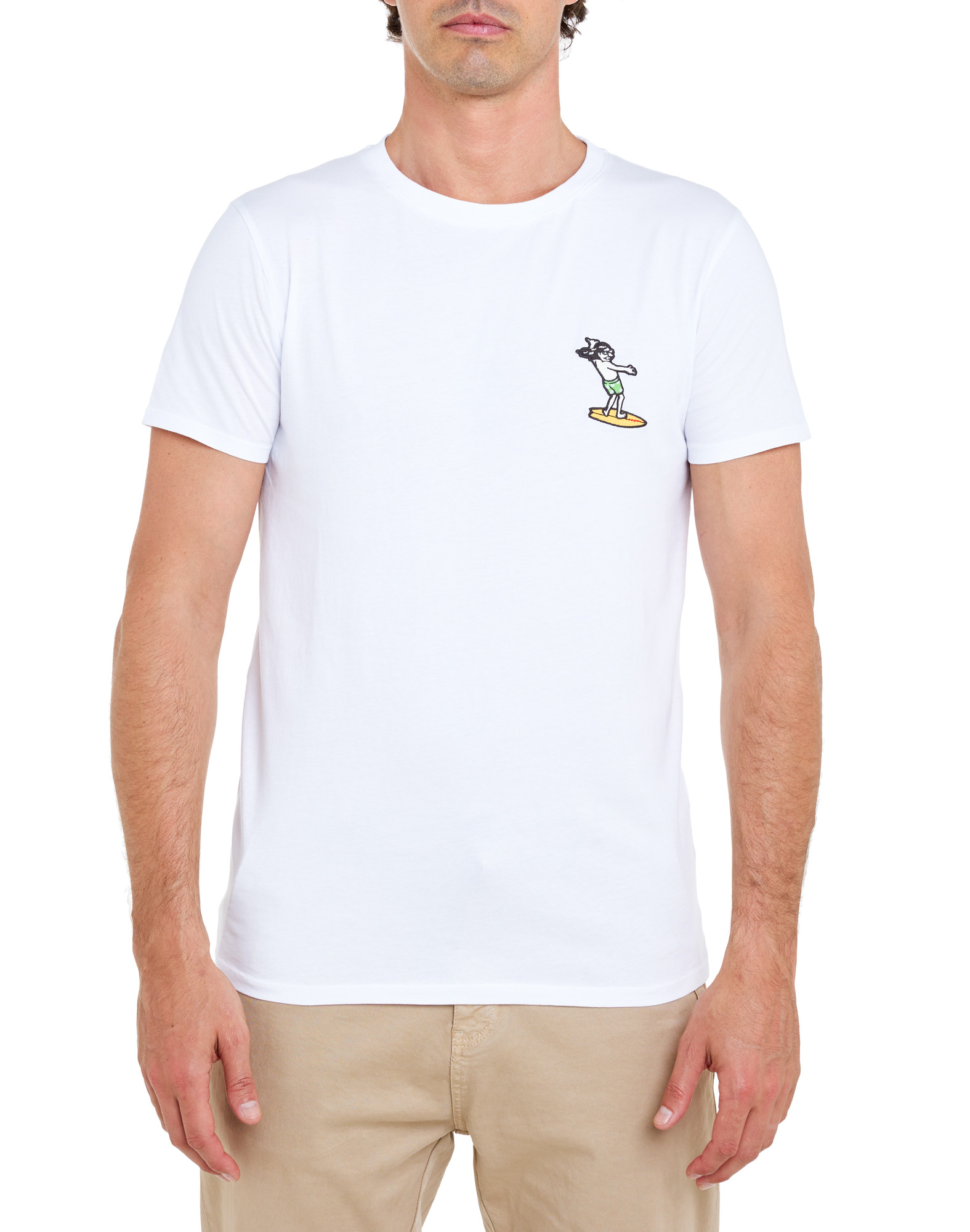 T-SHIRT PARTCHCHILLSURFWHITE