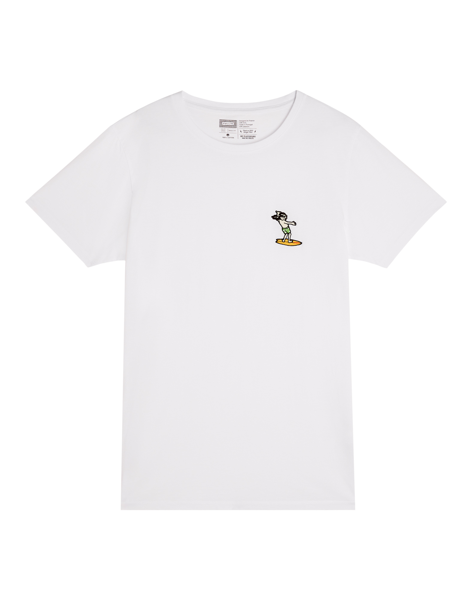 T-SHIRT PARTCHCHILLSURFWHITE