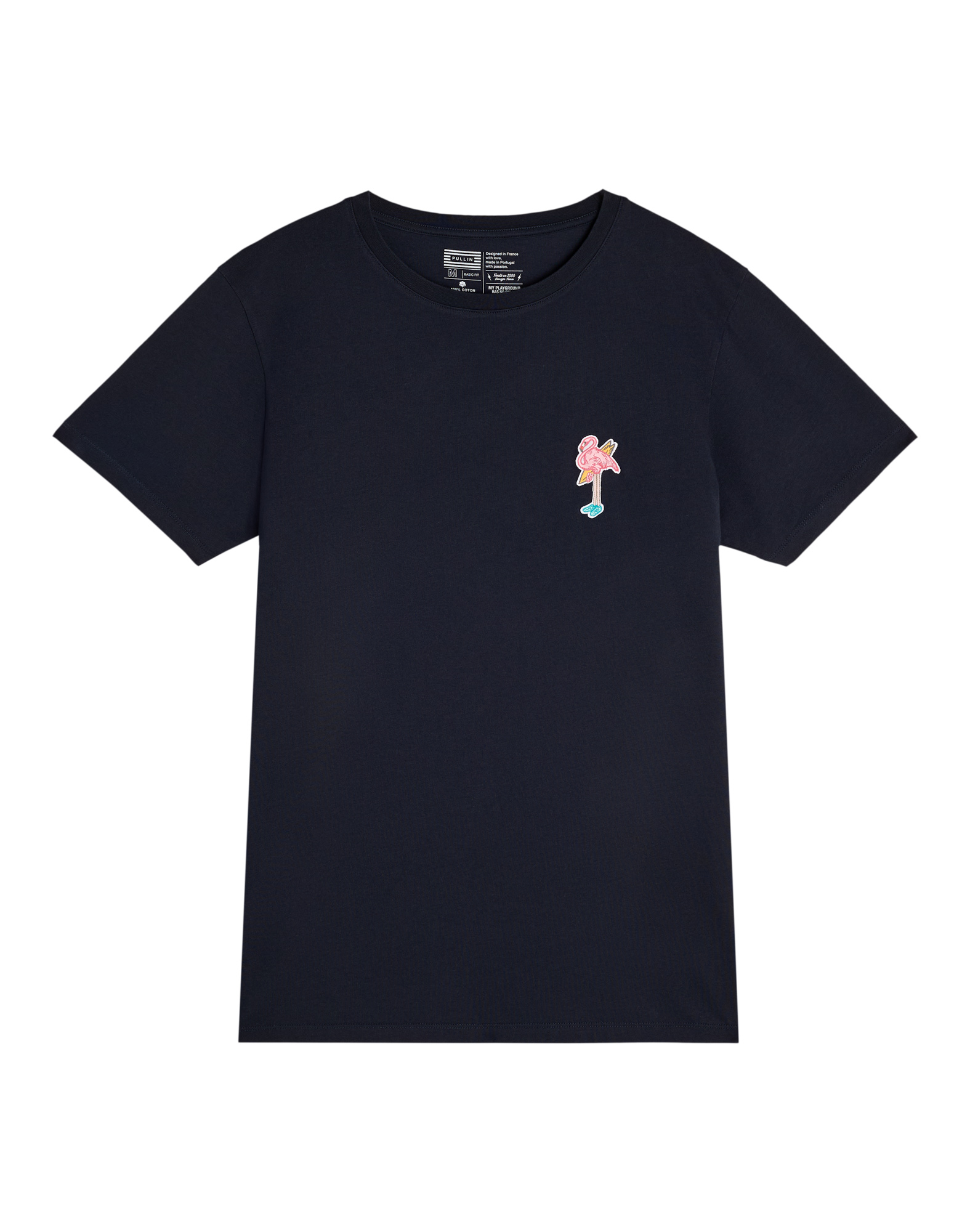 T-SHIRT PATCHFLAMINGODKNAVY