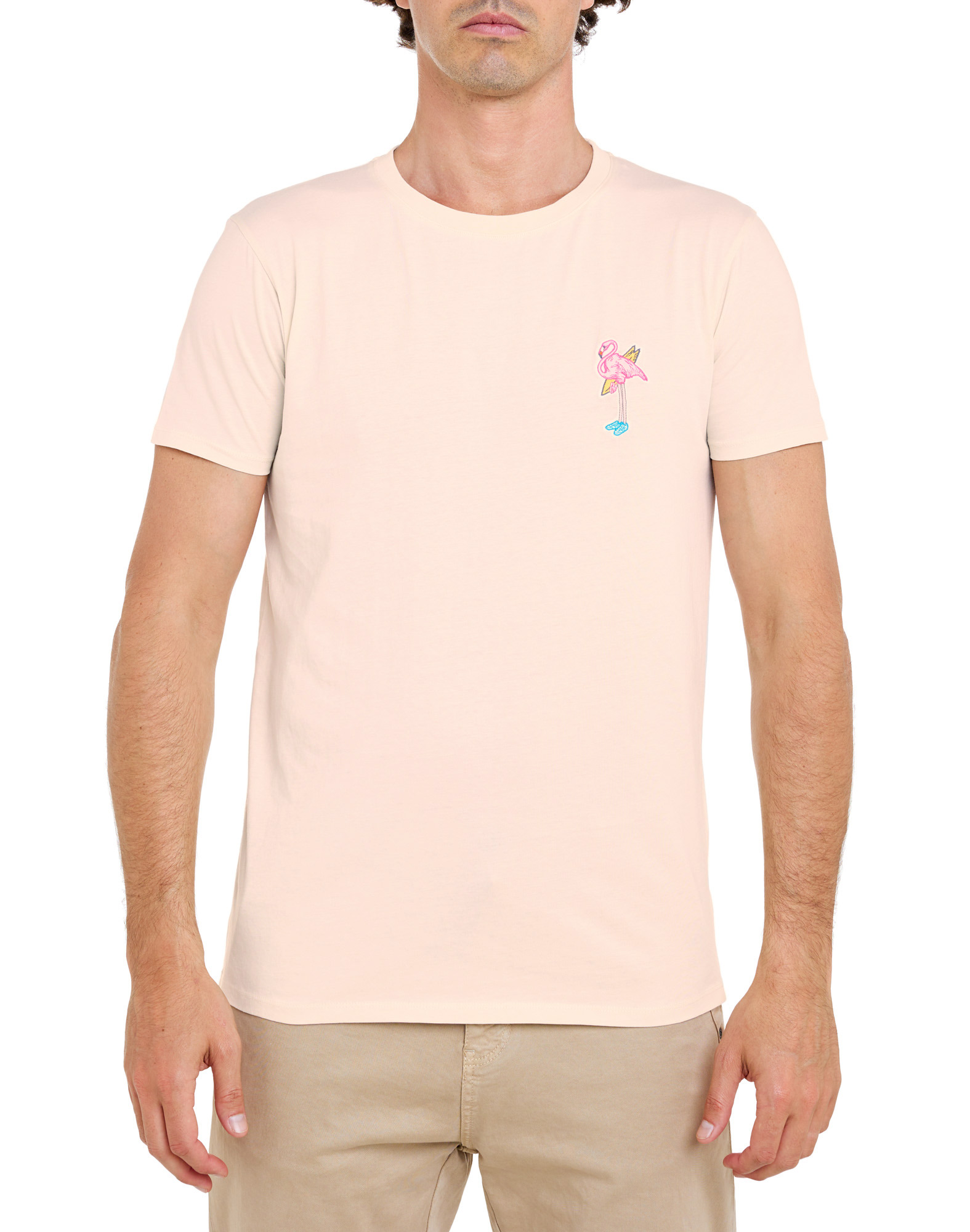 T-SHIRT PATCHFLAMINGOROSE
