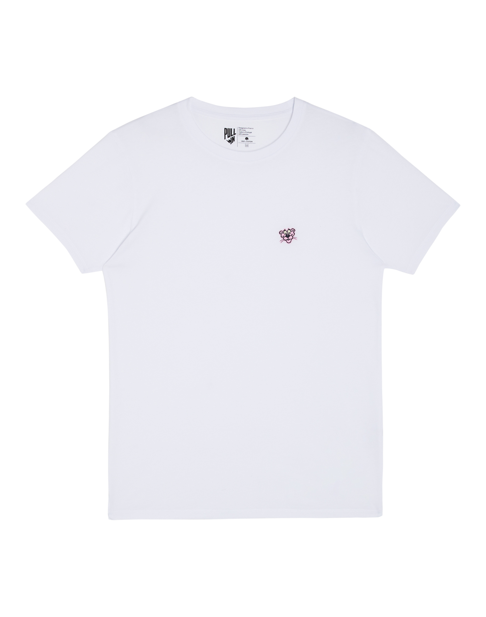 T-SHIRT PATCHMADPINKYWHITE
