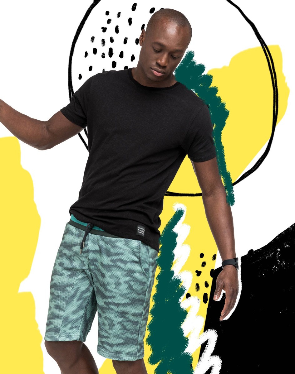 Men's t-shirt PLAINBLACK