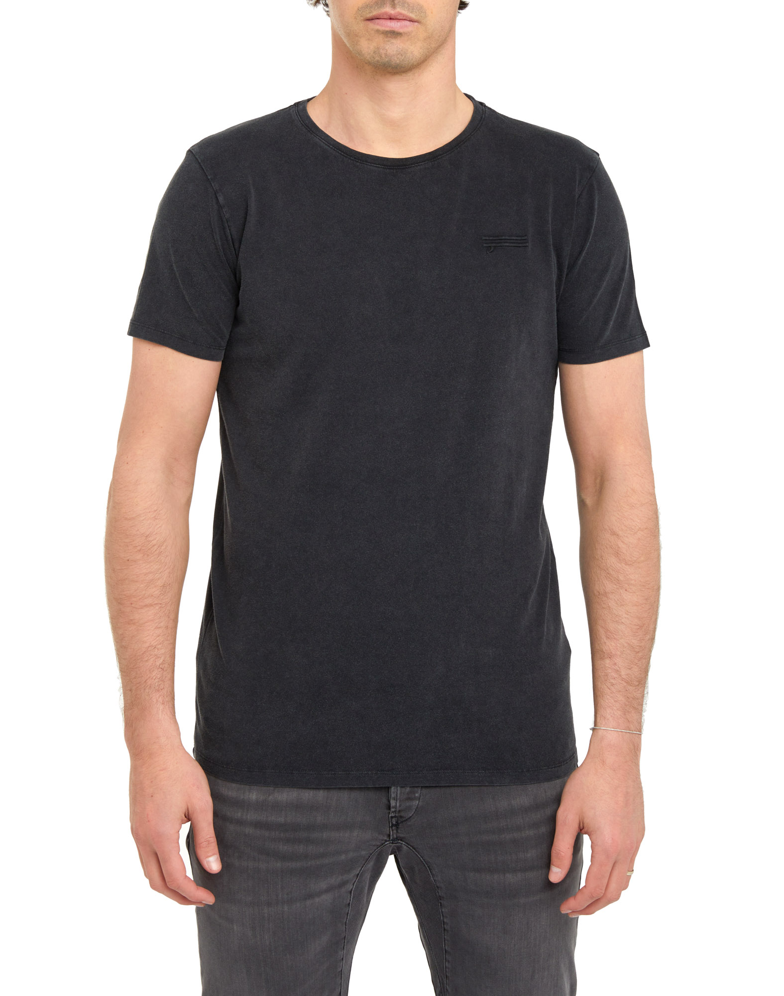 Men's t-shirt PLAINFINNBLACK